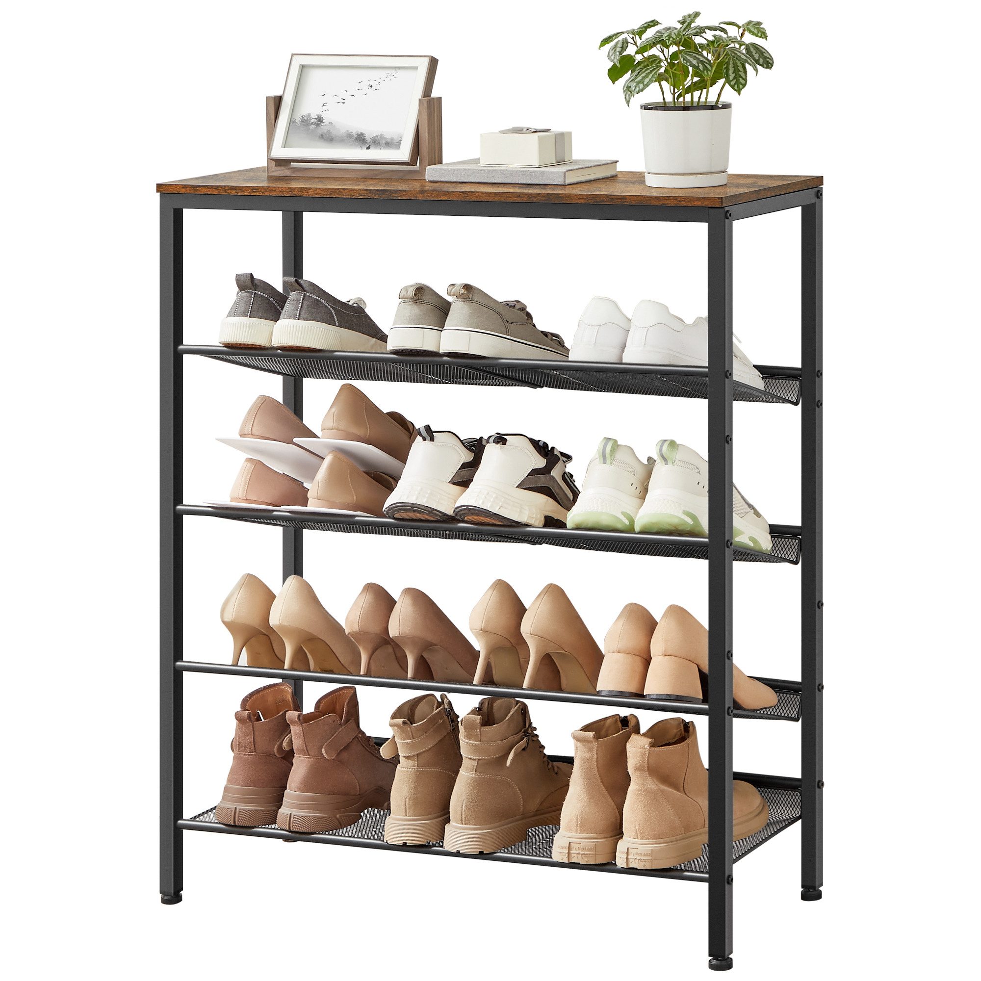 VASAGLE Schuhregal Schuhschrank, 5 Ebenen, große günstig online kaufen