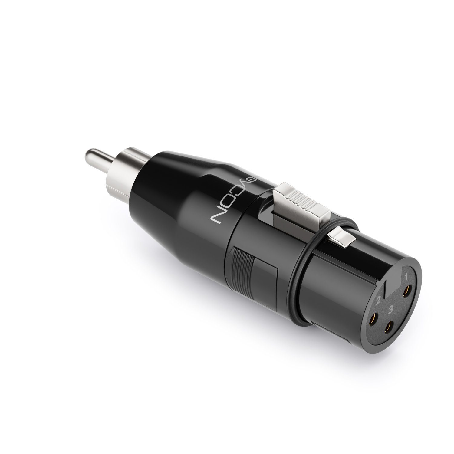 deleyCON deleyCON Audio Adapter XLR auf Cinch RCA XLR Buchse auf Cinch RCA Audio-Kabel