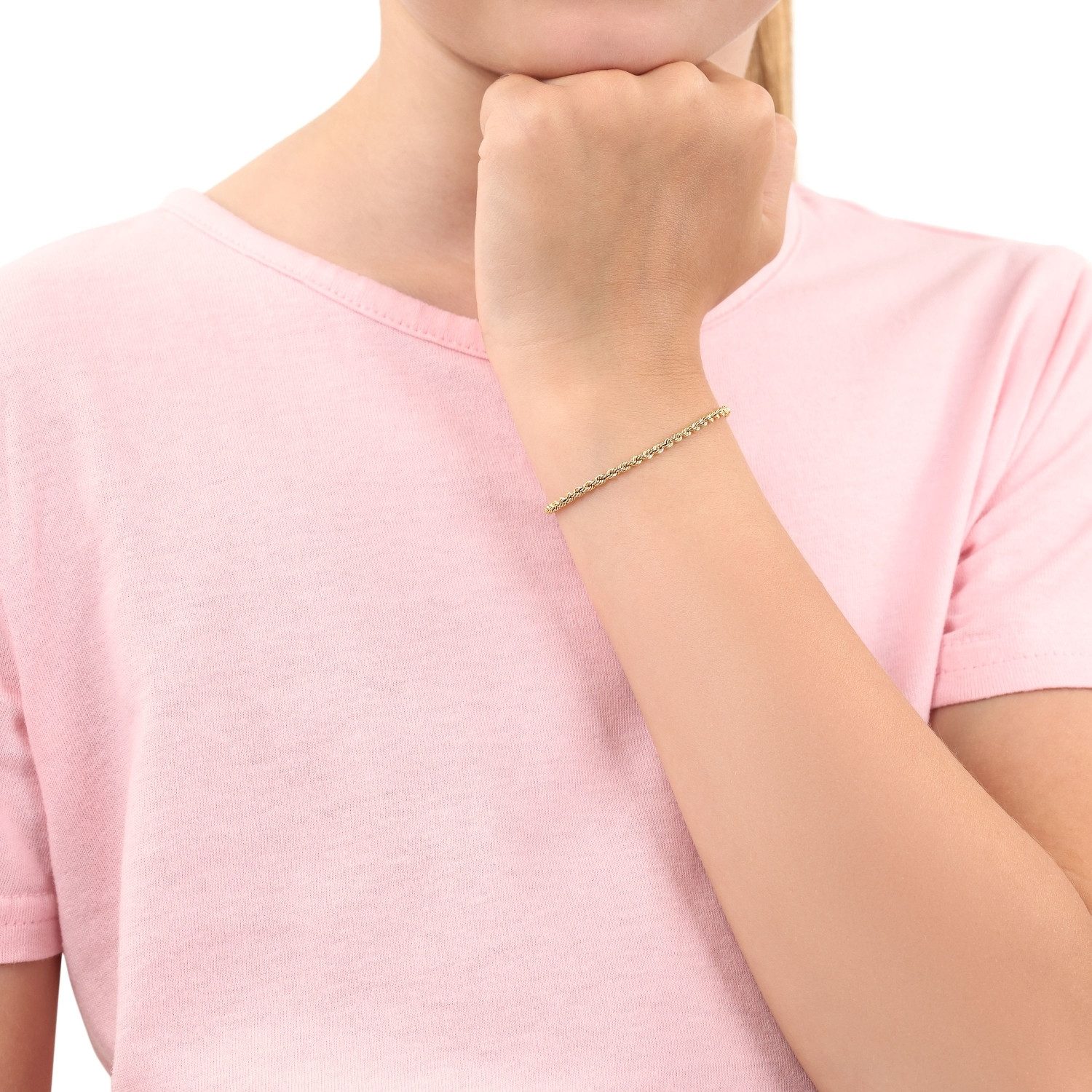 Amor Armband Amor Armband für Kinder, Unisex, Gold 375 (Armband, 1-tlg)