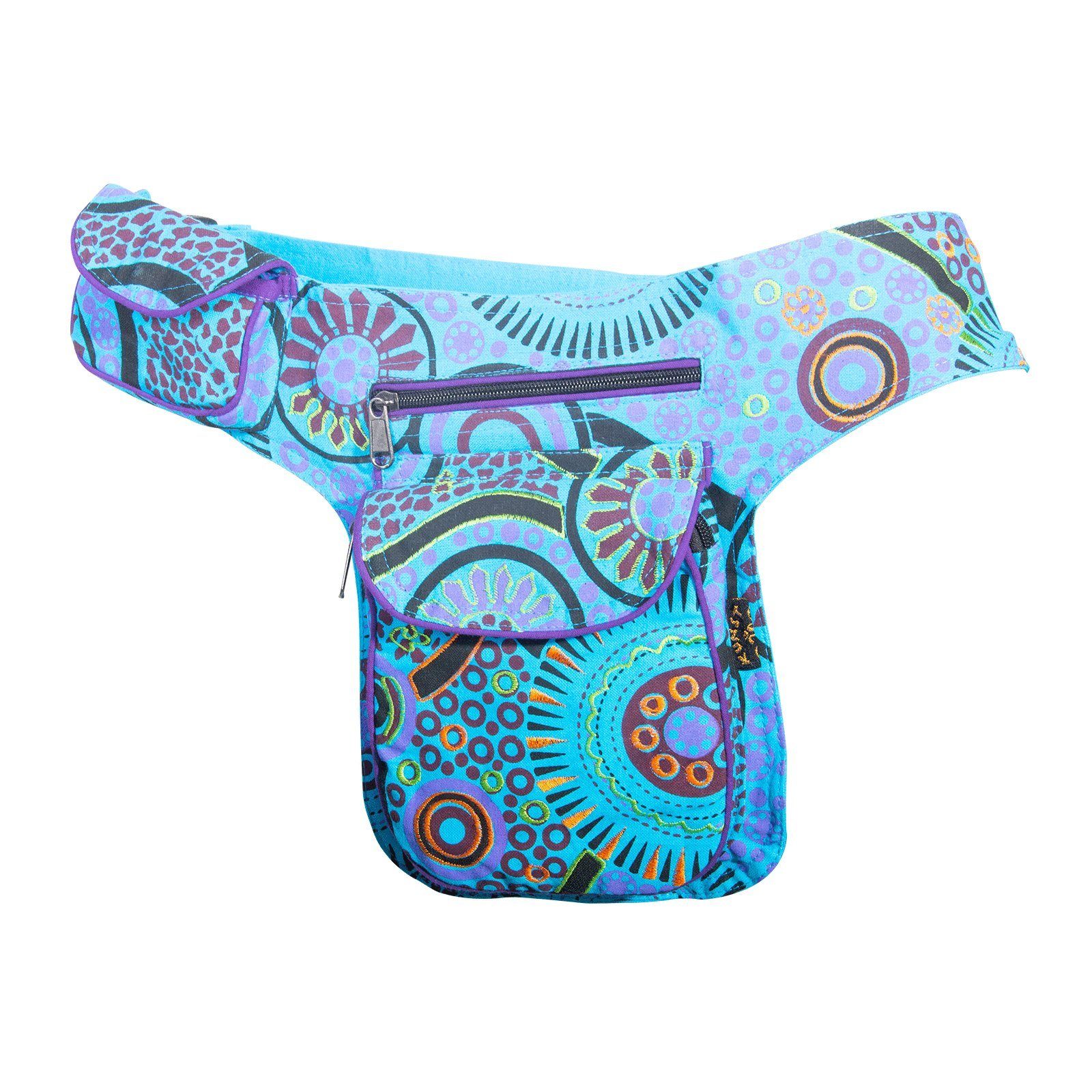 KUNST UND MAGIE Bauchtasche Schulter/Bauchtasche Gürteltasche Bauchgurt Hüfttasche Hippie Psy