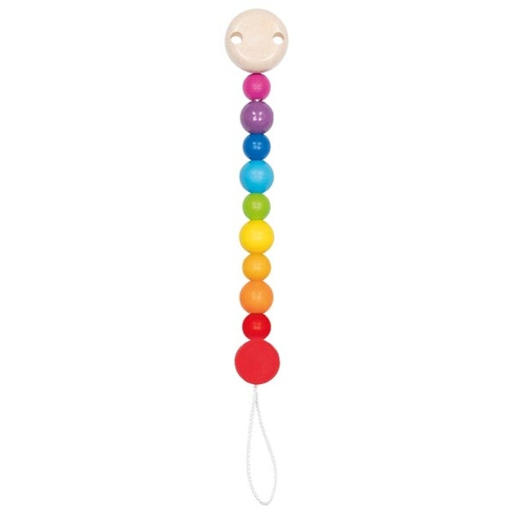 goki Schnullerbefestigung GOKI Schnullerkette Regenbogen