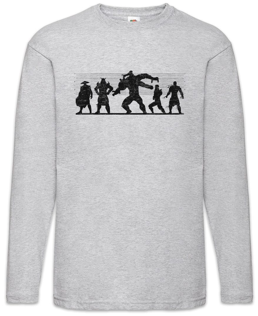 Langarmshirt Mortal Suspects Langarm T-Shirt Fighter Kombat Nerd Criminals