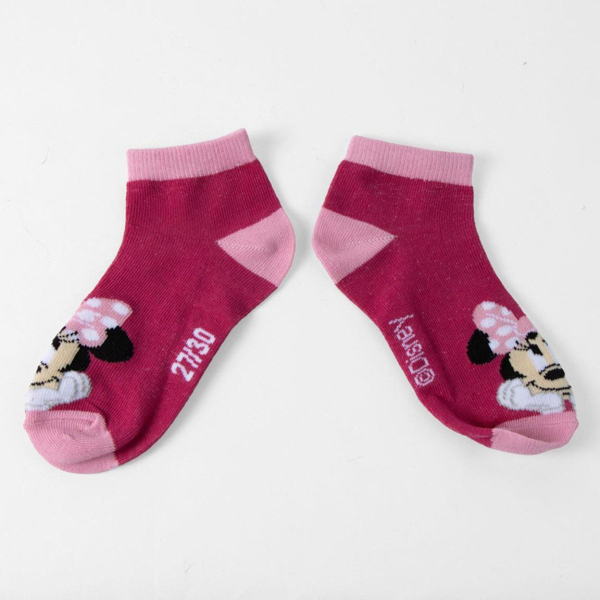 Disney Minnie Mouse Kurzsocken Kinder Socken 7er Pack