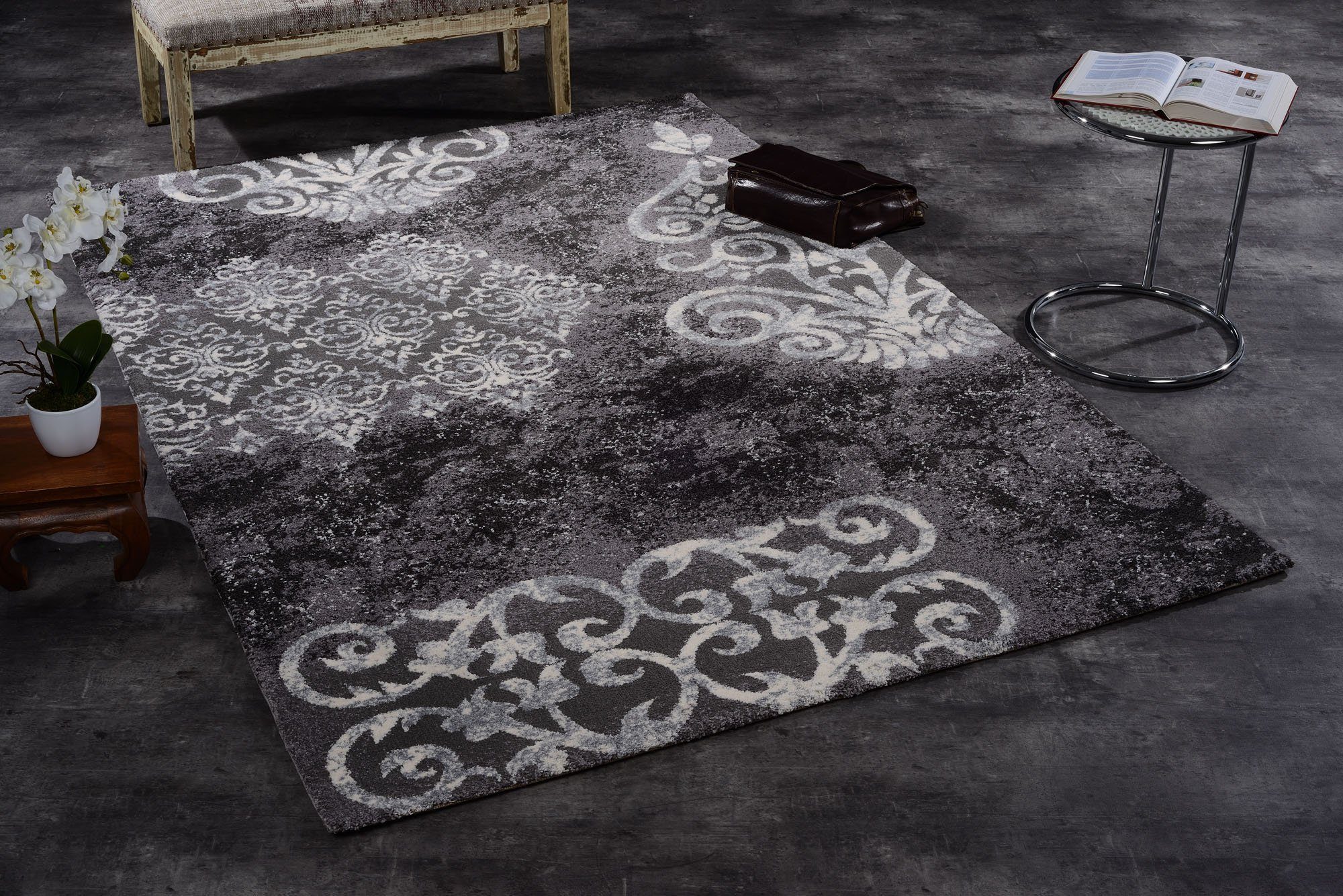 Teppich Amore, GALLERY M branded by Musterring, rechteckig, Höhe: 20 mm, besonders weich durch Microfaser, Wohnzimmer