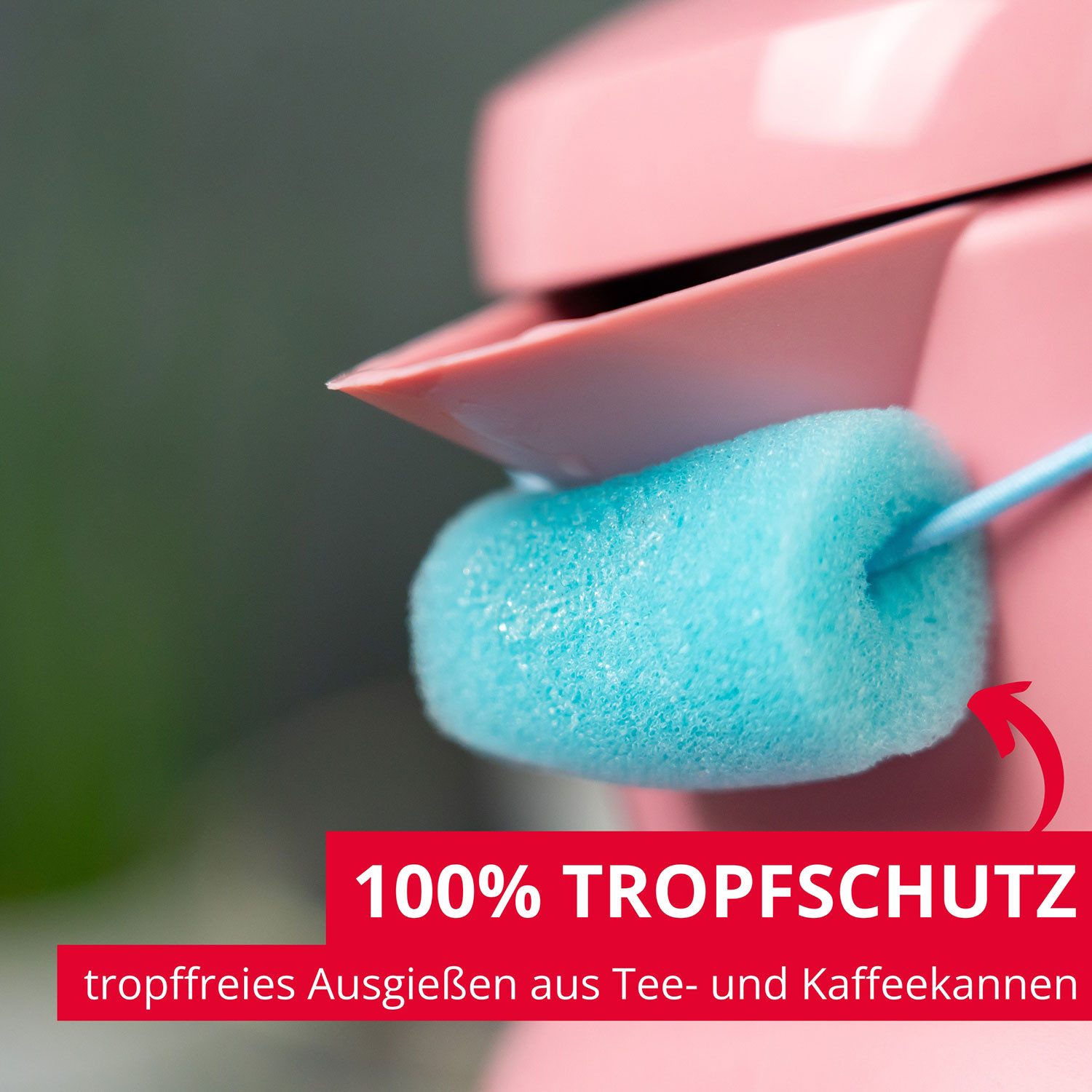 WESTMARK Teekanne Zubehör: 3 Tropfenfänger »Butterfly«, ideal für Teekannen, Tropfschutz, zufällige Farbauswahl