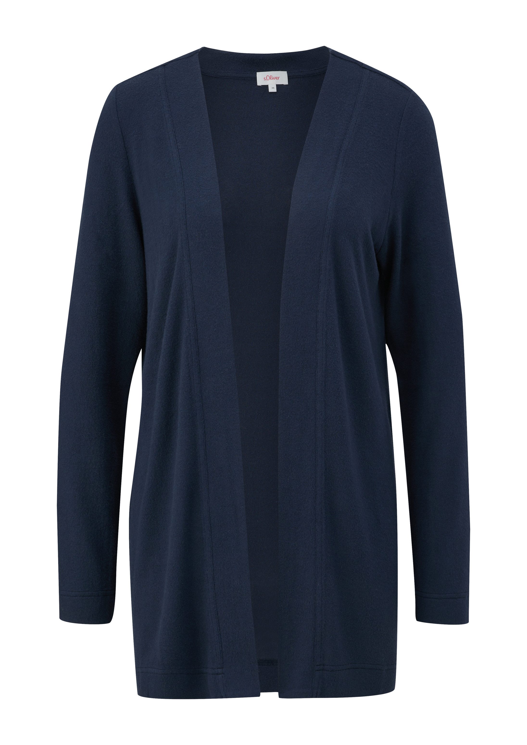 s.Oliver Cardigan T-Shirt Cardigan aus weichem Jersey