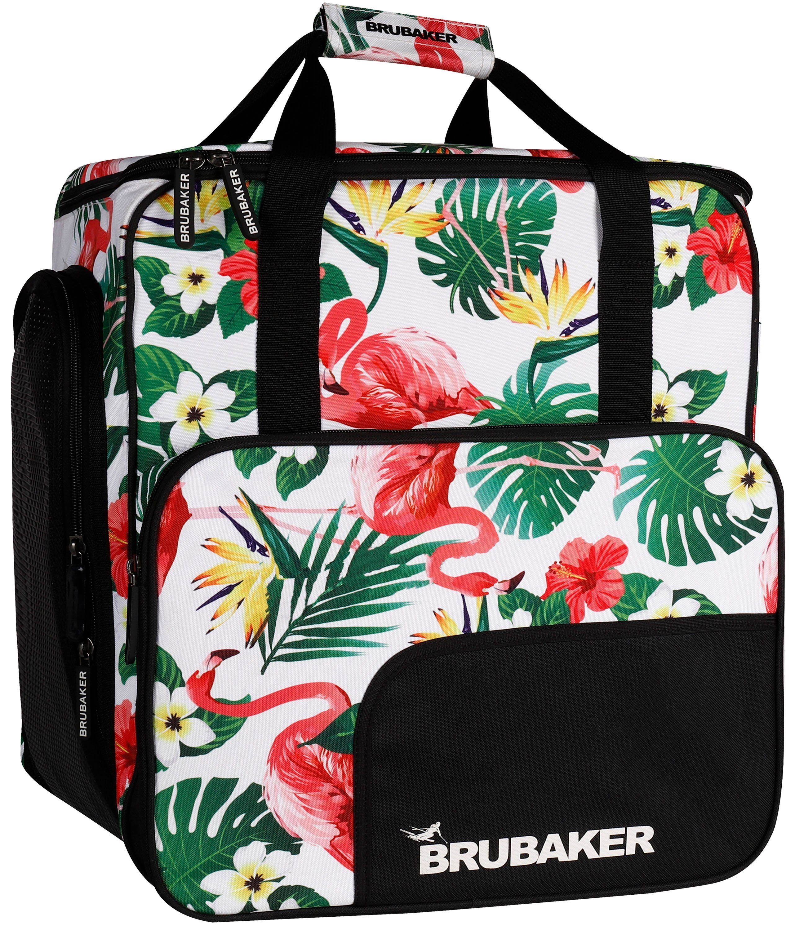 BRUBAKER Sporttasche Skischuhtasche, Skitasche für Skistiefel (1-tlg., reißfest und nässeabweisend), Komfort Stiefeltasche mit Rucksackfunktion für Skischuhe