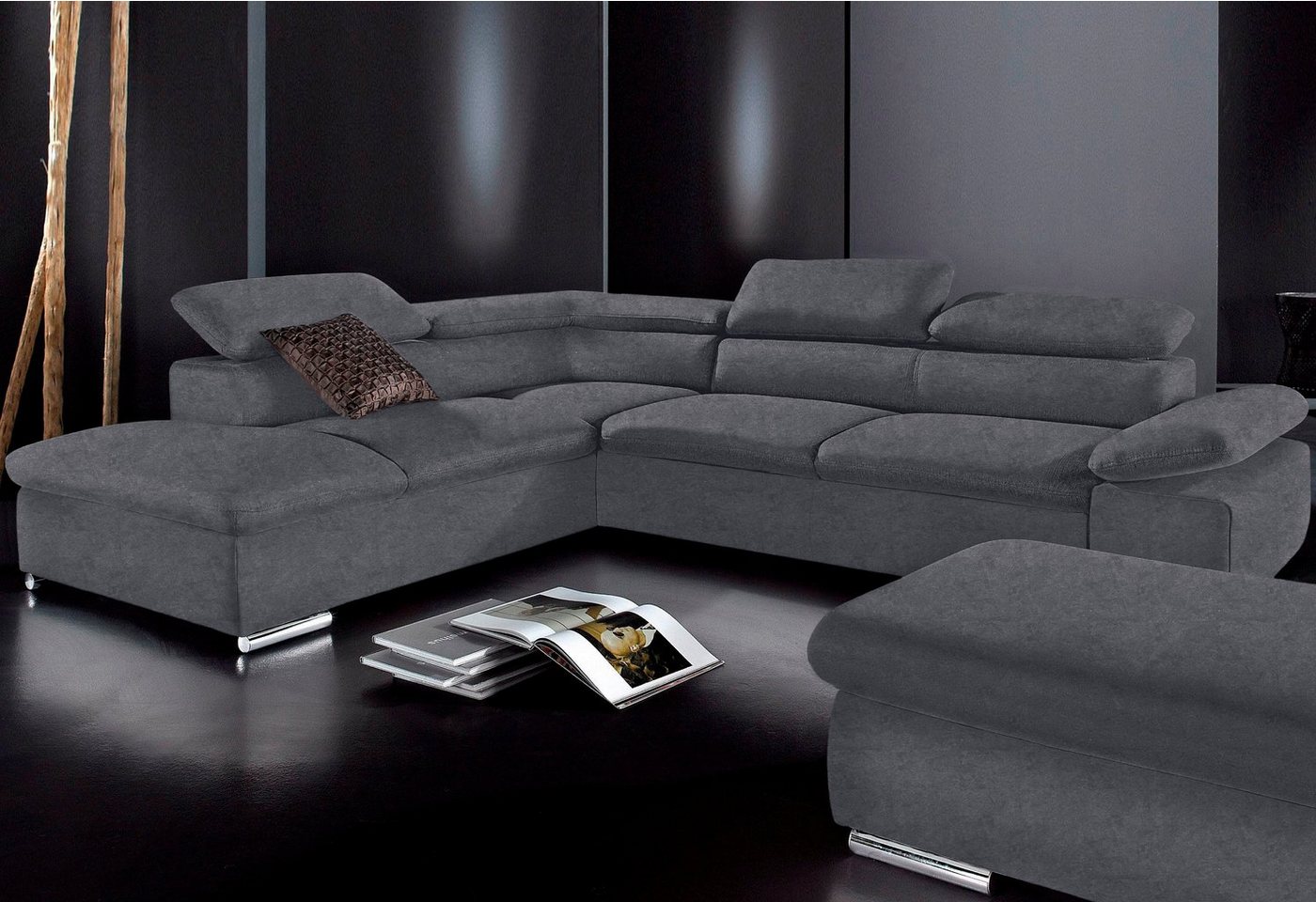 sit&more Polstergarnitur Basel, Set, bestehend aus 3-Sitzer + 2-Sitzer + Se günstig online kaufen