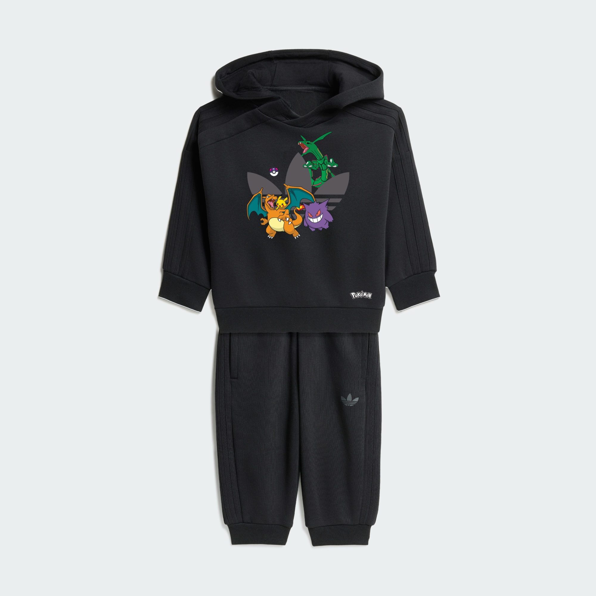 adidas Originals Kinderanzug ADIDAS POKÉMON HOODIE-SET, LOCKERE PASSFORM (1-tlg)