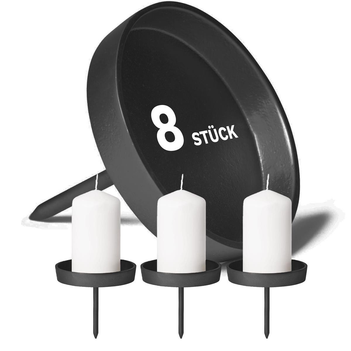 Novaliv Kerzenständer - (8 St), 8x Kerzenpick günstig online kaufen