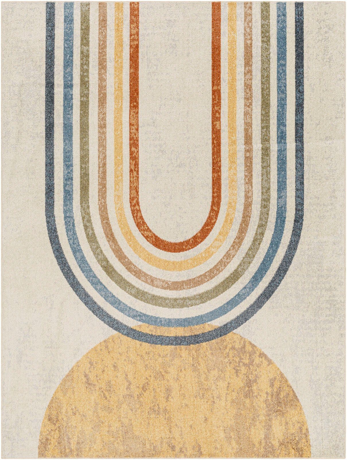 Teppich Modern 2314, Surya, rechteckig, Höhe: 5 mm, waschbar