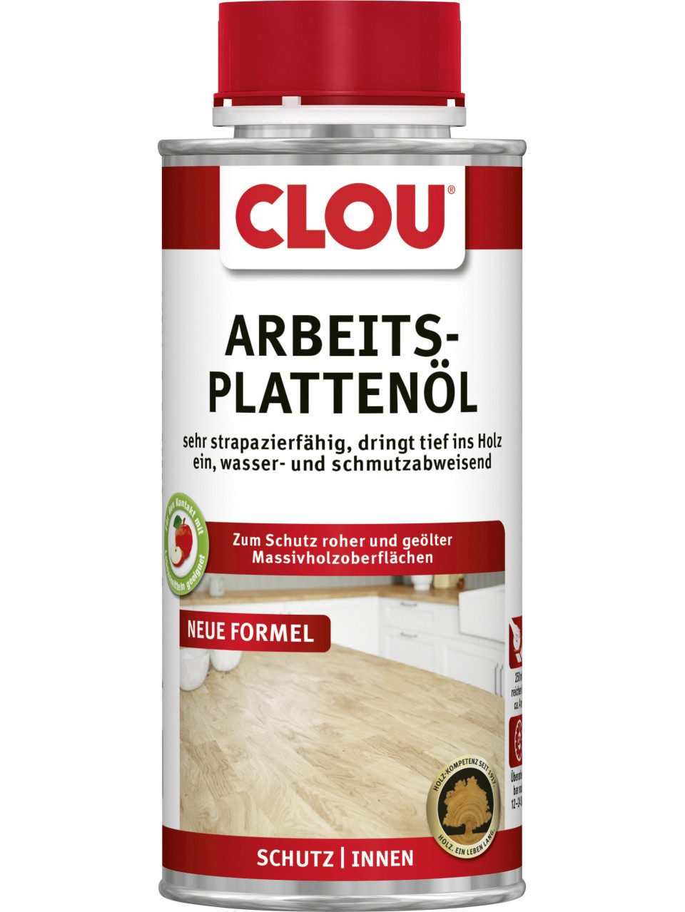 CLOU Holzschutzlasur Clou Arbeitsplattenöl 250 ml