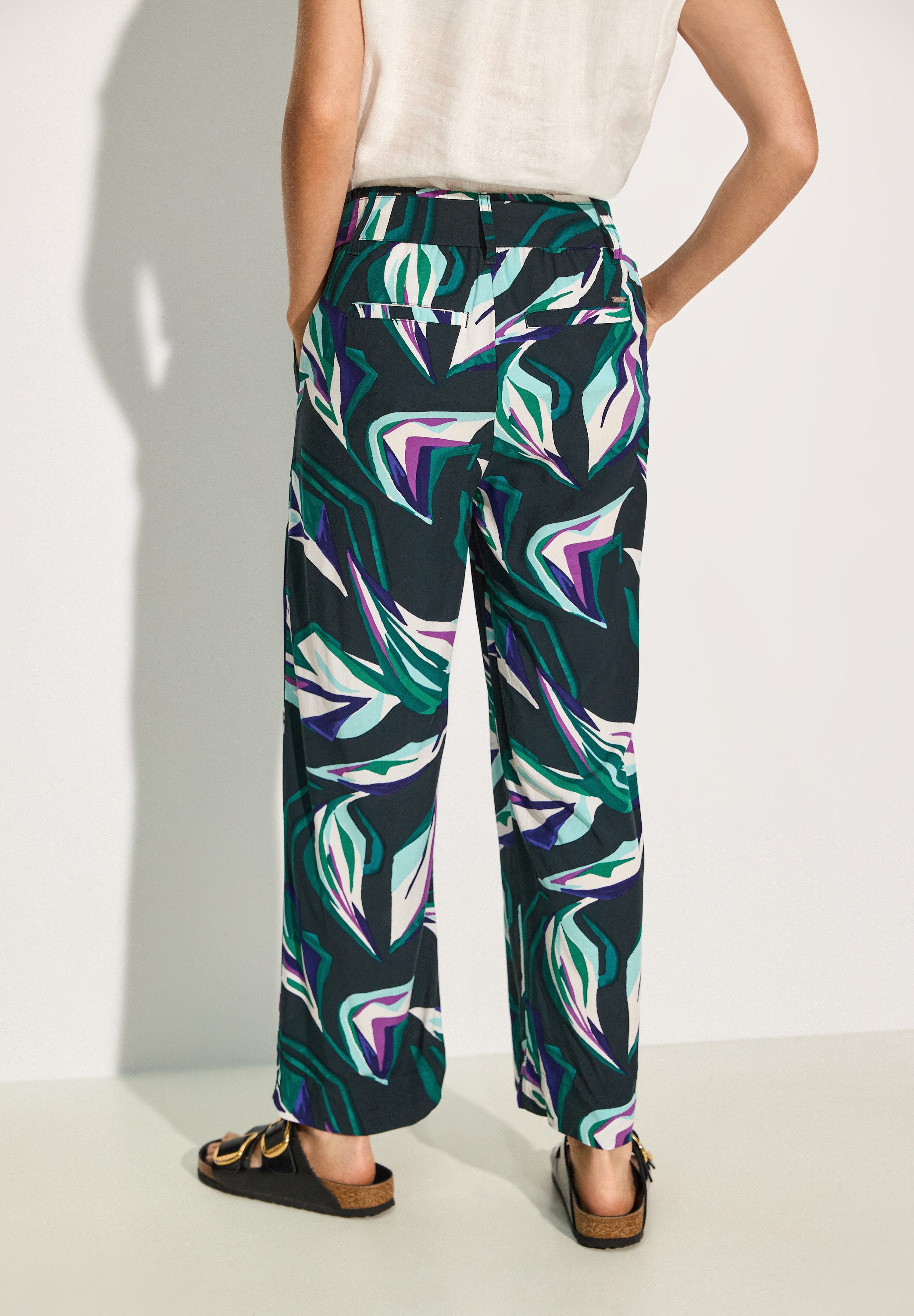 CECIL Stoffhose Style Neele (mit Bindegürtel) günstig online kaufen