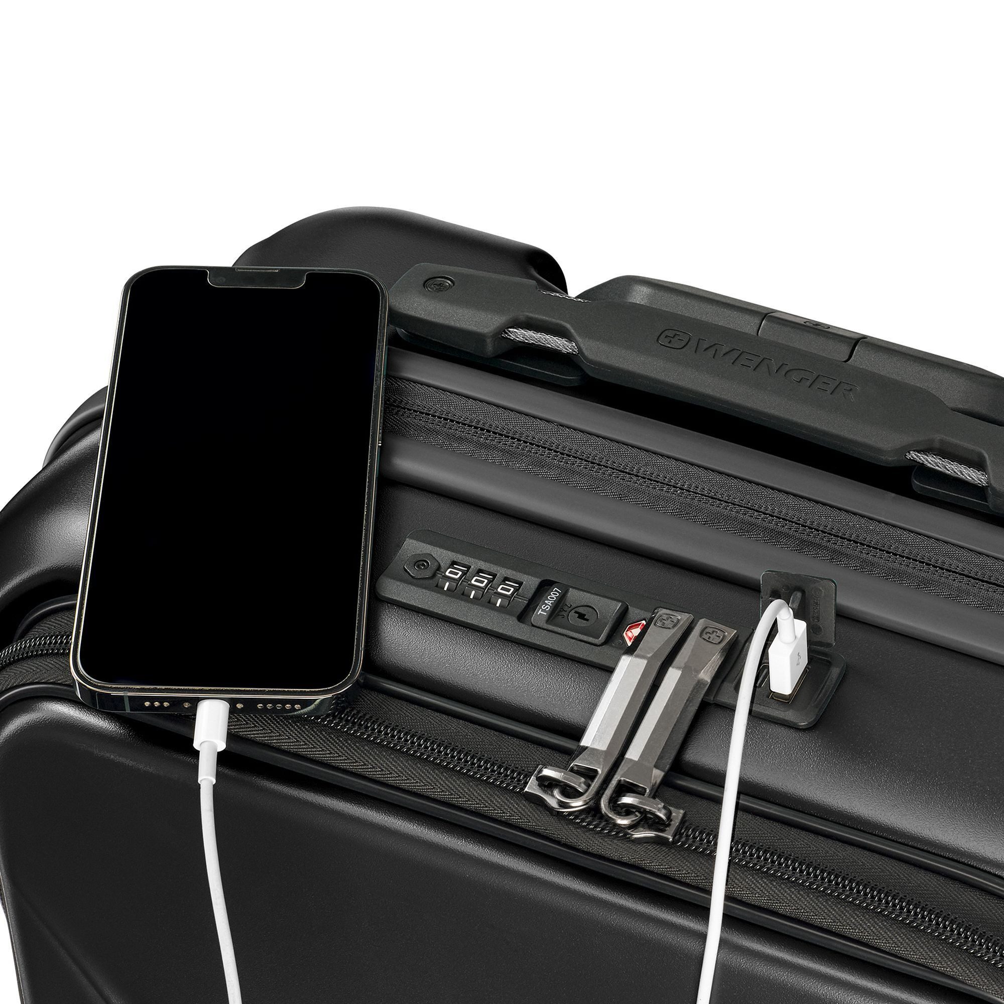 Wenger Handgepäck-Trolley Amplix, 4 Rollen, ABS