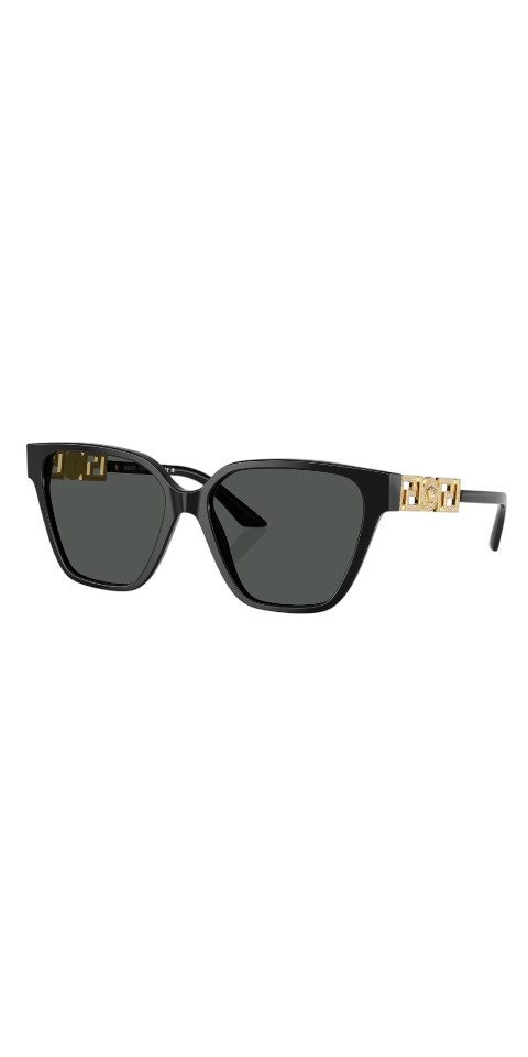 Versace Sonnenbrille Versace VE4471B Sonnenbrille Damen Butterfly Schwarz Strass