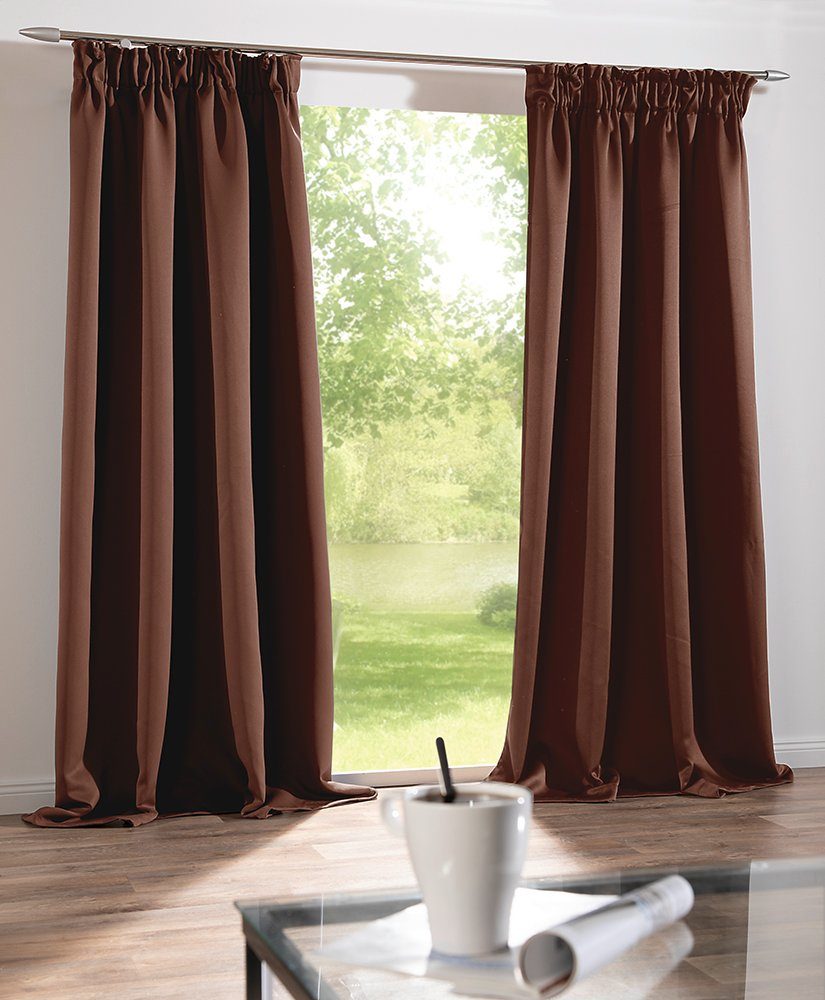 DecoHome24 Gardine Brillant, Kräuselband (2 St), günstig online kaufen