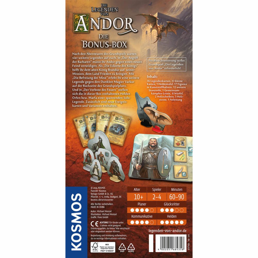 Kosmos Spiel Andor - Die Bonus-Box