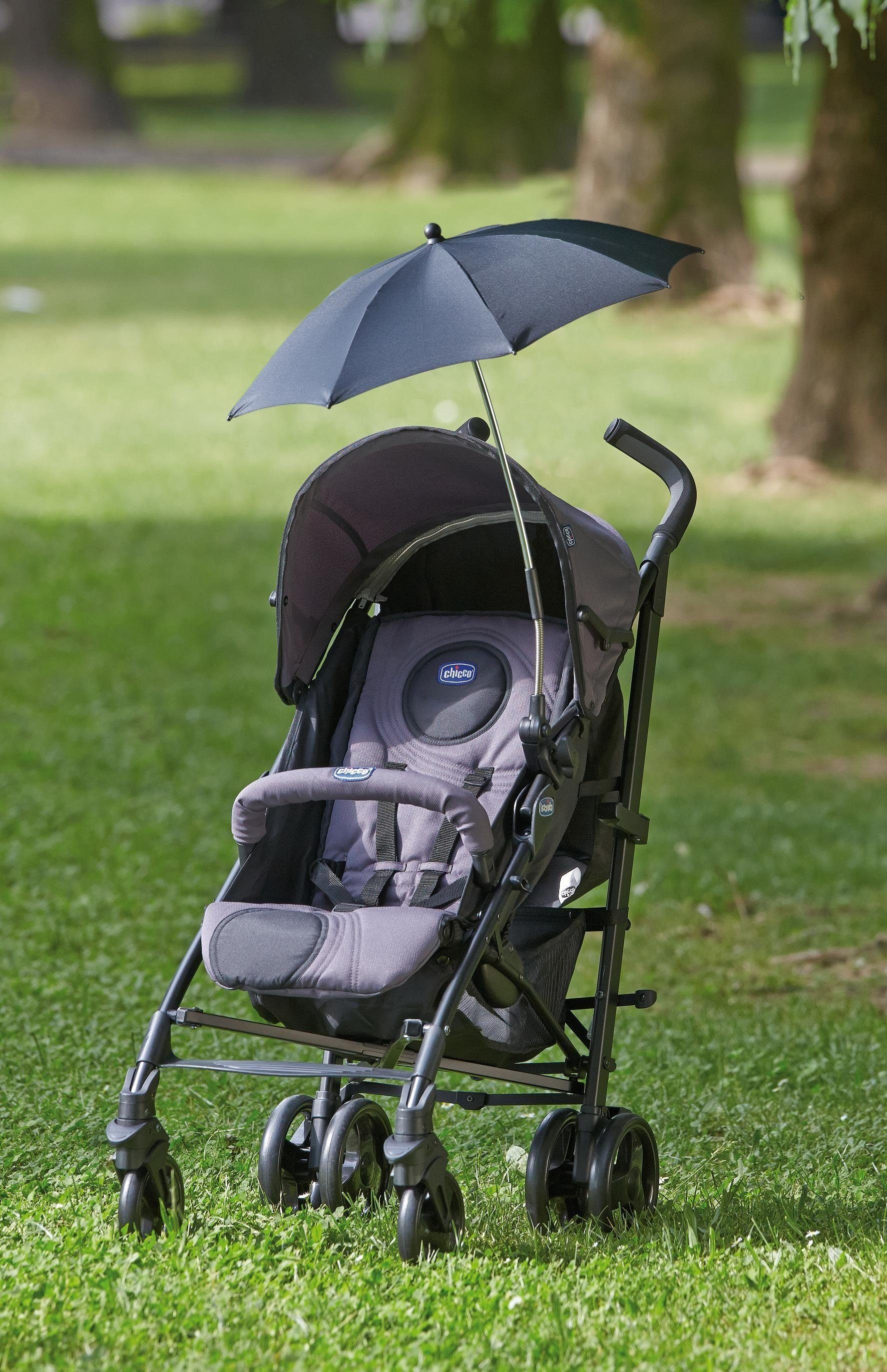 Chicco Kinderwagenschirm Sonnenschirm, Black