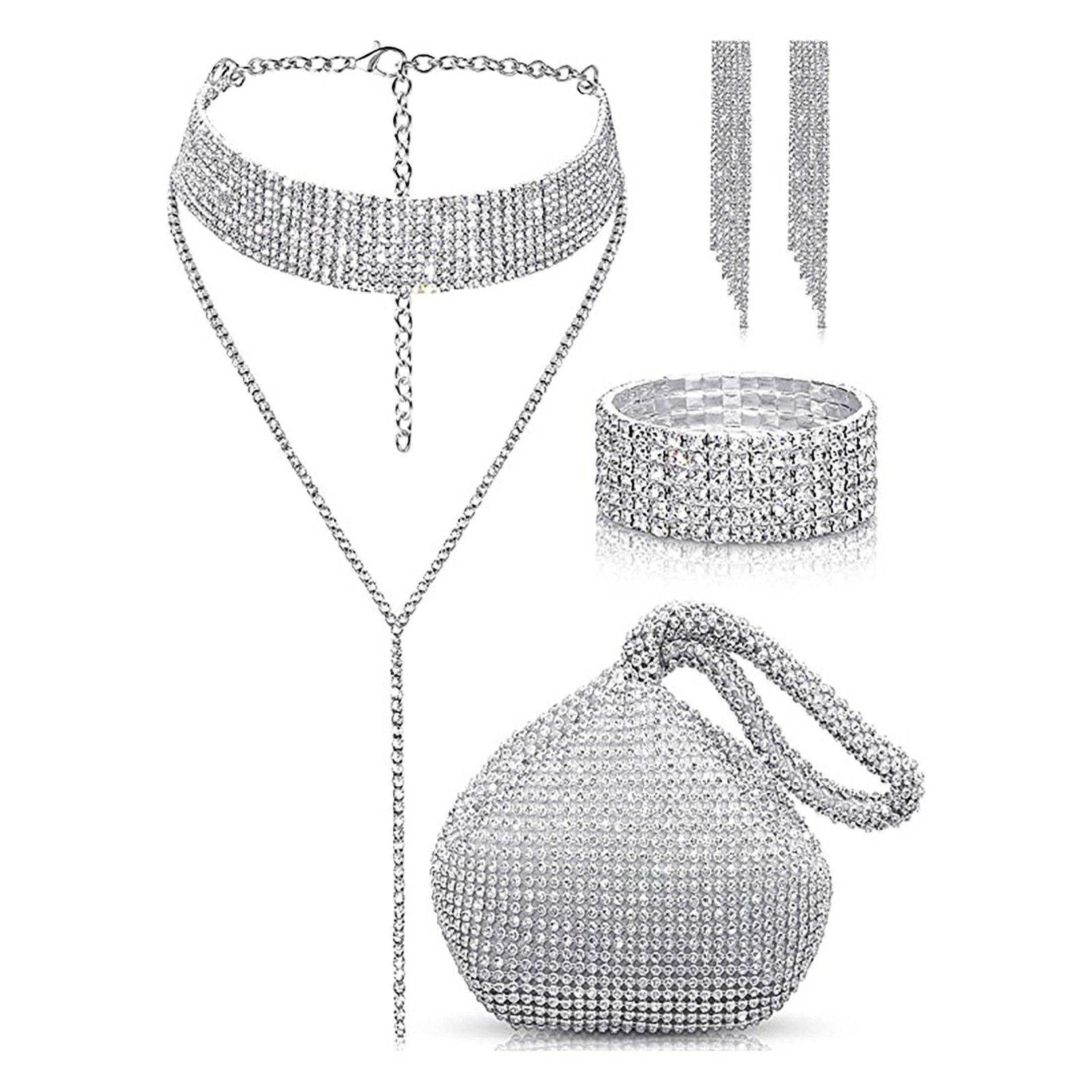 OYLCDI Schmuckset Damen Clutch Abendtasche Festliche günstig online kaufen