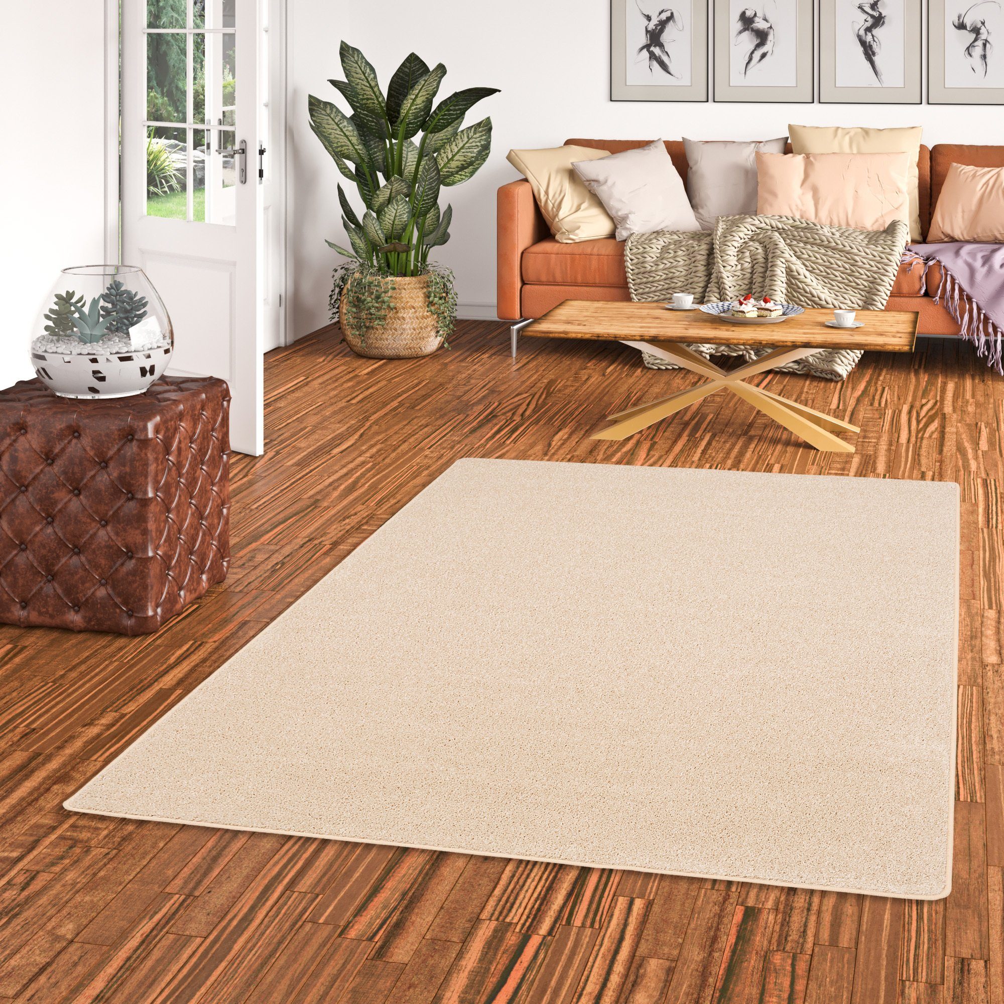 Snapstyle Hochflor-Teppich Hochflor Langflor Teppich Cottage, günstig online kaufen