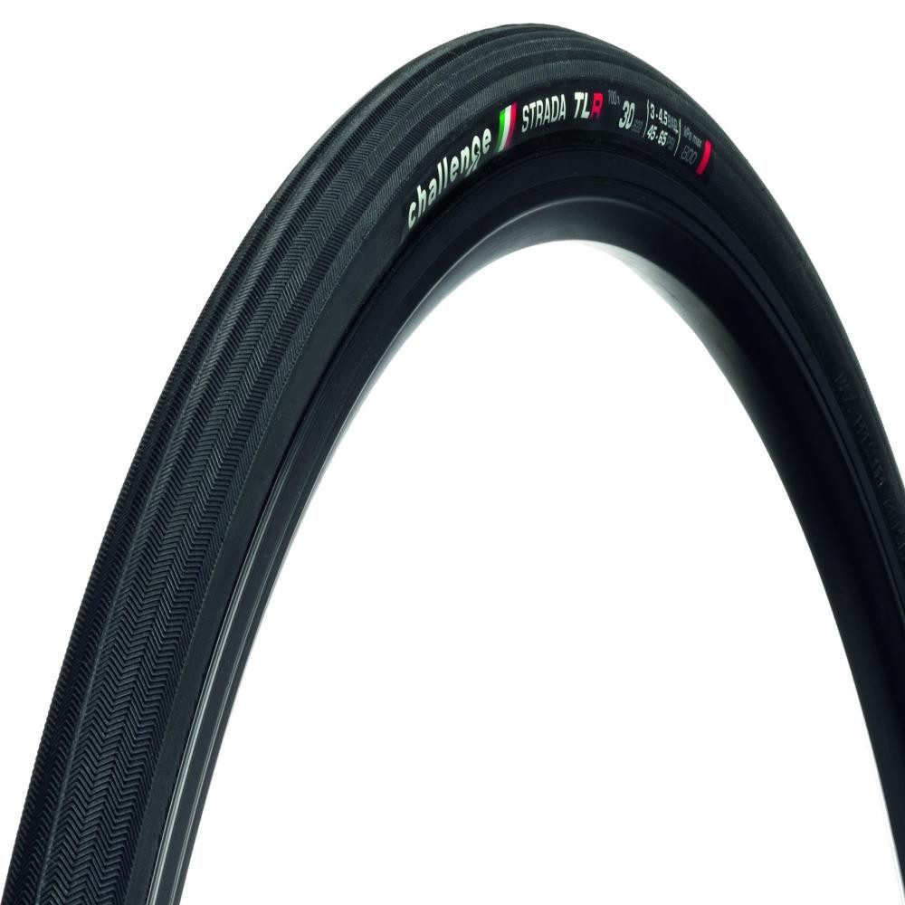 Challenge Fahrradreifen Challenge Road-Reifen Strada Race TLR Clincher 30-622 Schwarz/schwarz