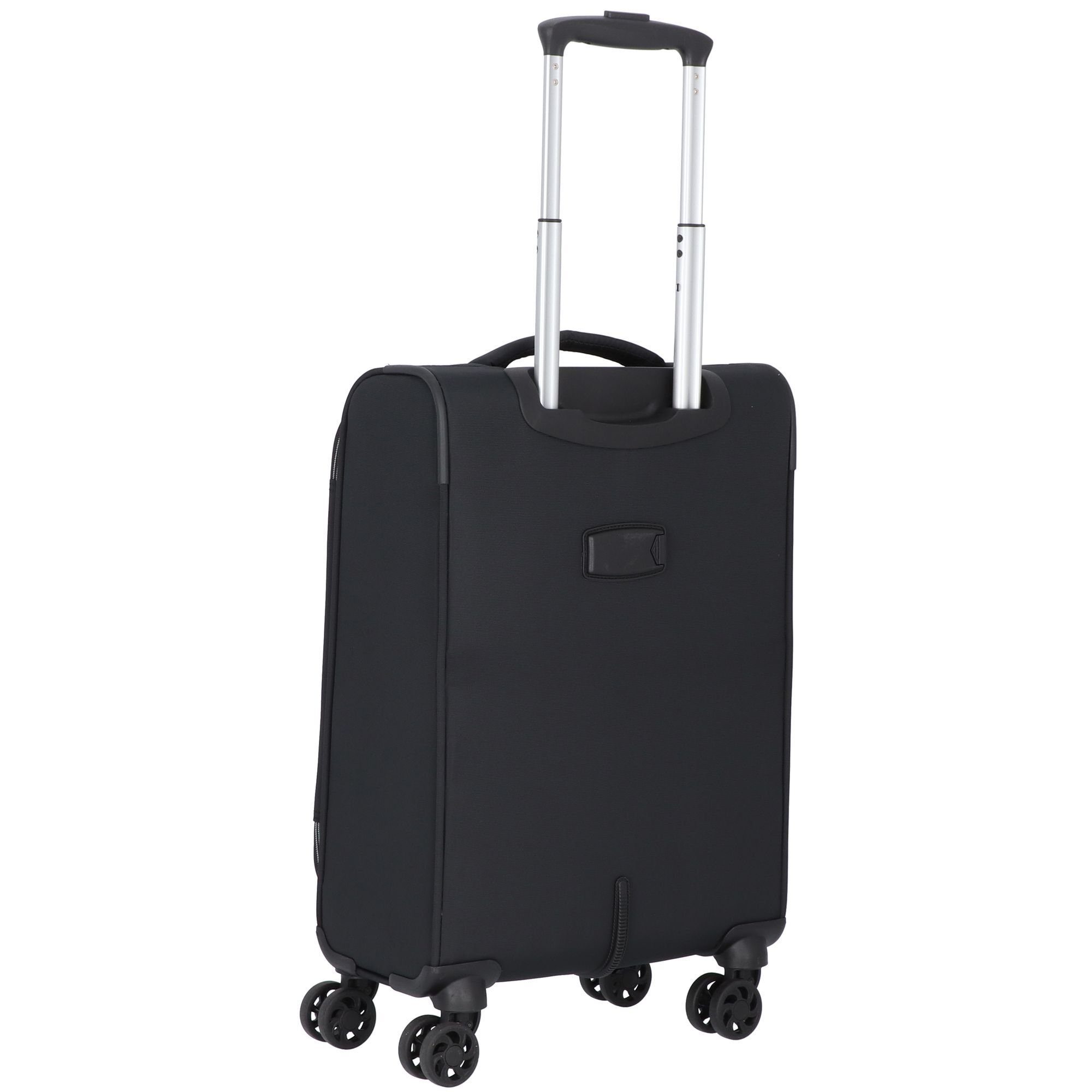 D&N Handgepäck-Trolley Travel Line 9204, 4 Rollen, Polyester