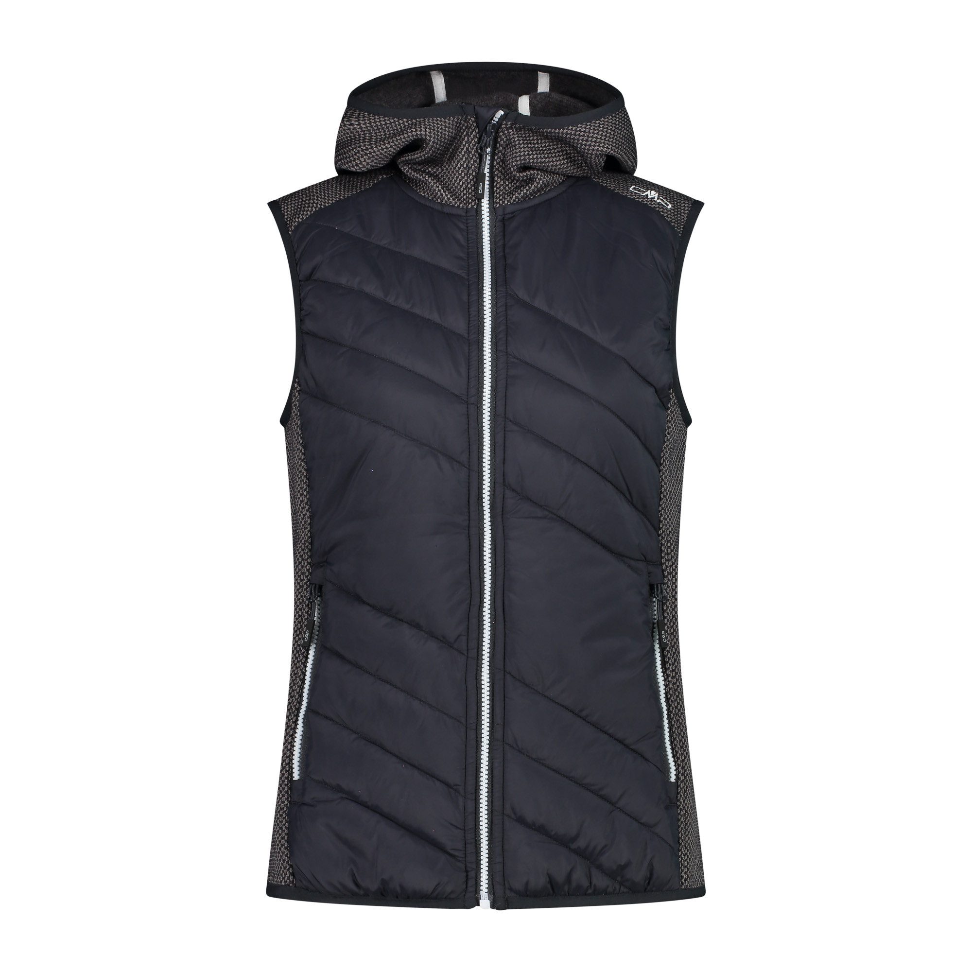 Funktionsweste CMP Damen Weste Woman Hybrid Vest Fix Hood 33H5386
