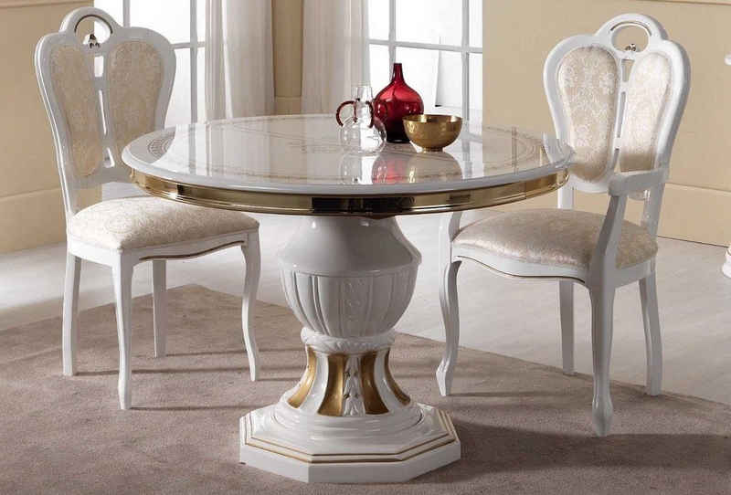 JVmoebel Stuhl, Luxus Design Stuhl Möbel Einsitzer Lehnstuhl Italienische Luxus Möbel Sessel Neu