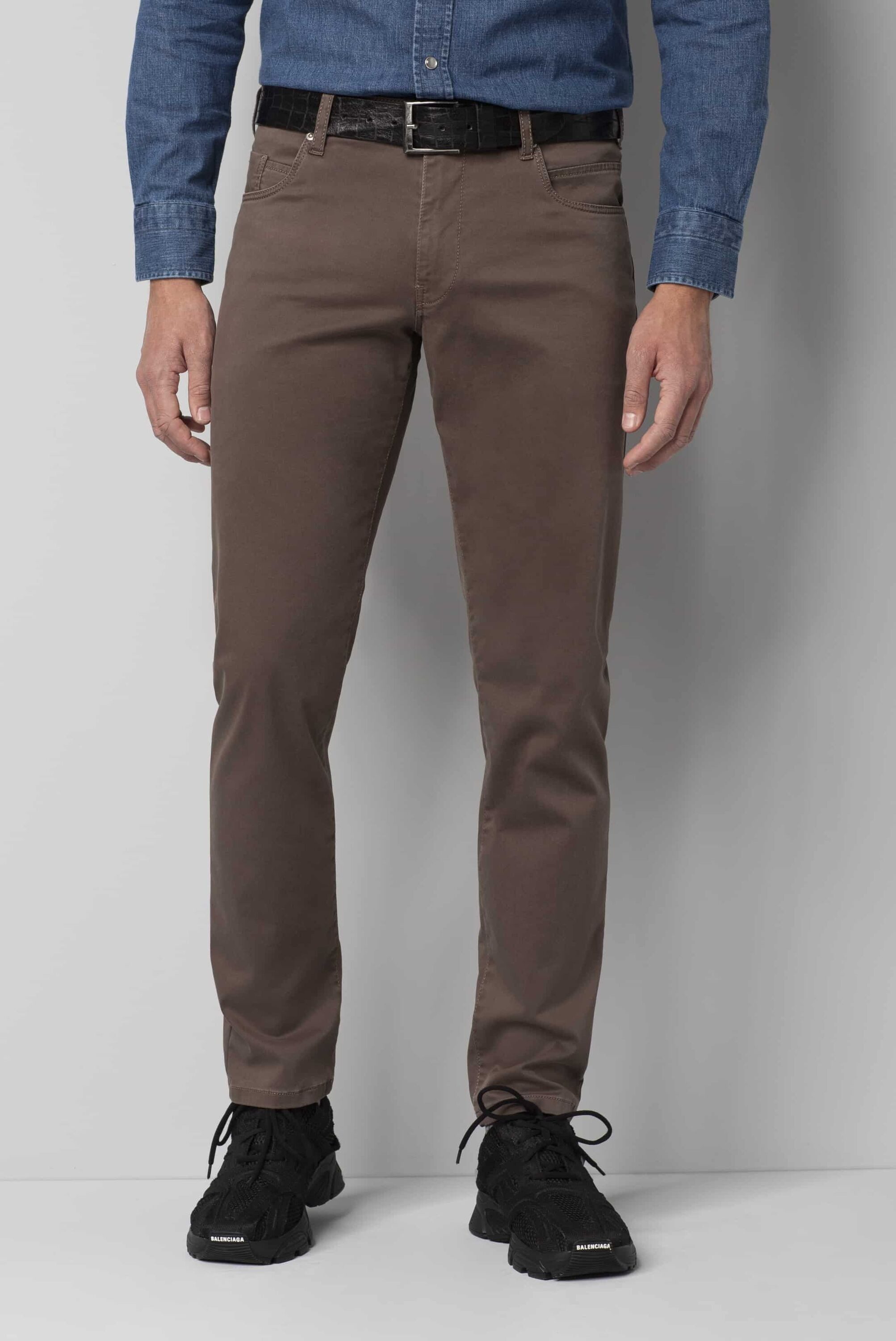 MEYER Chinos M5 Slim mit Stretch-Dehnbund günstig online kaufen