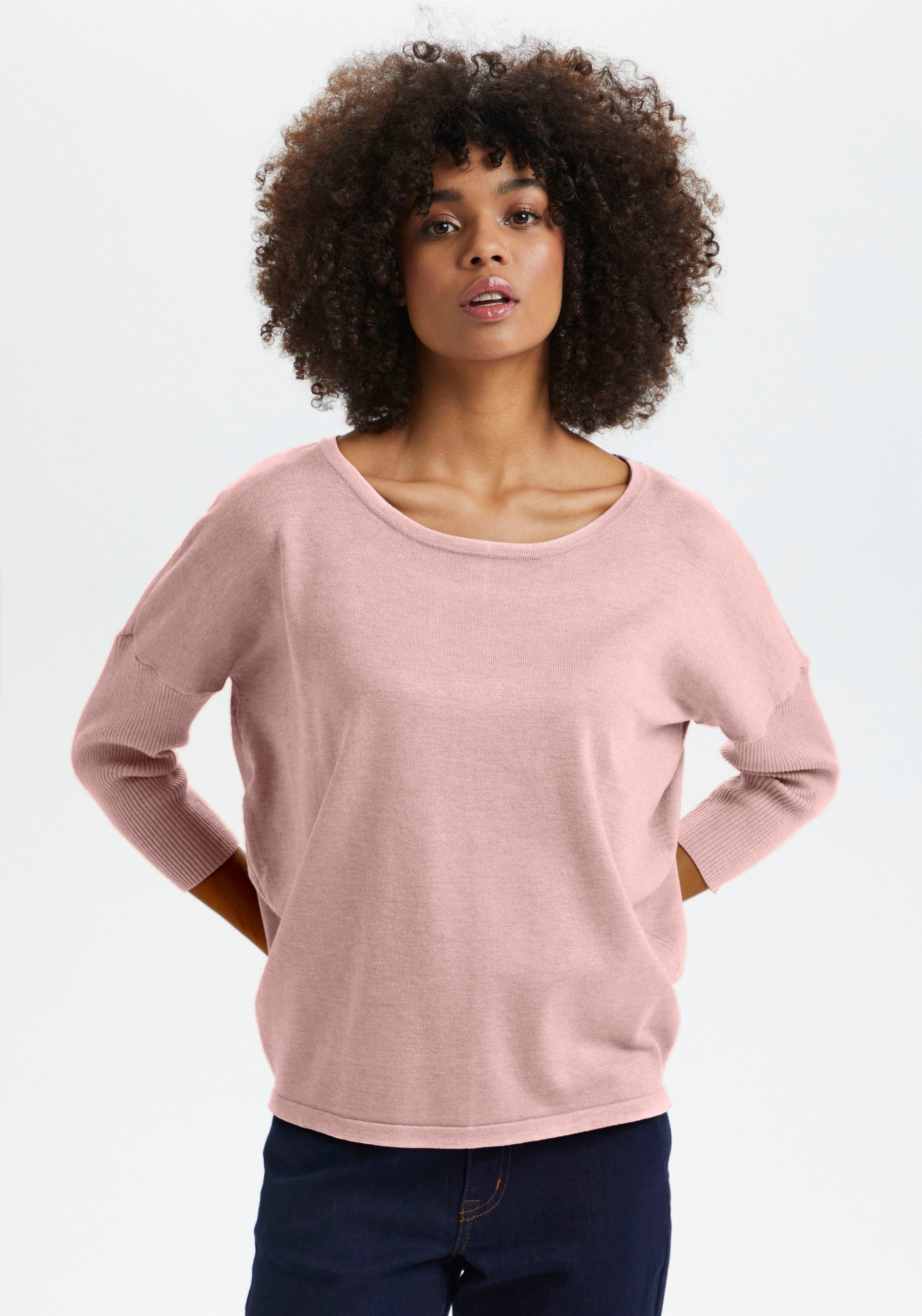 Saint Tropez Rundhalspullover A2561, MilaSZ R-Neck Pullover