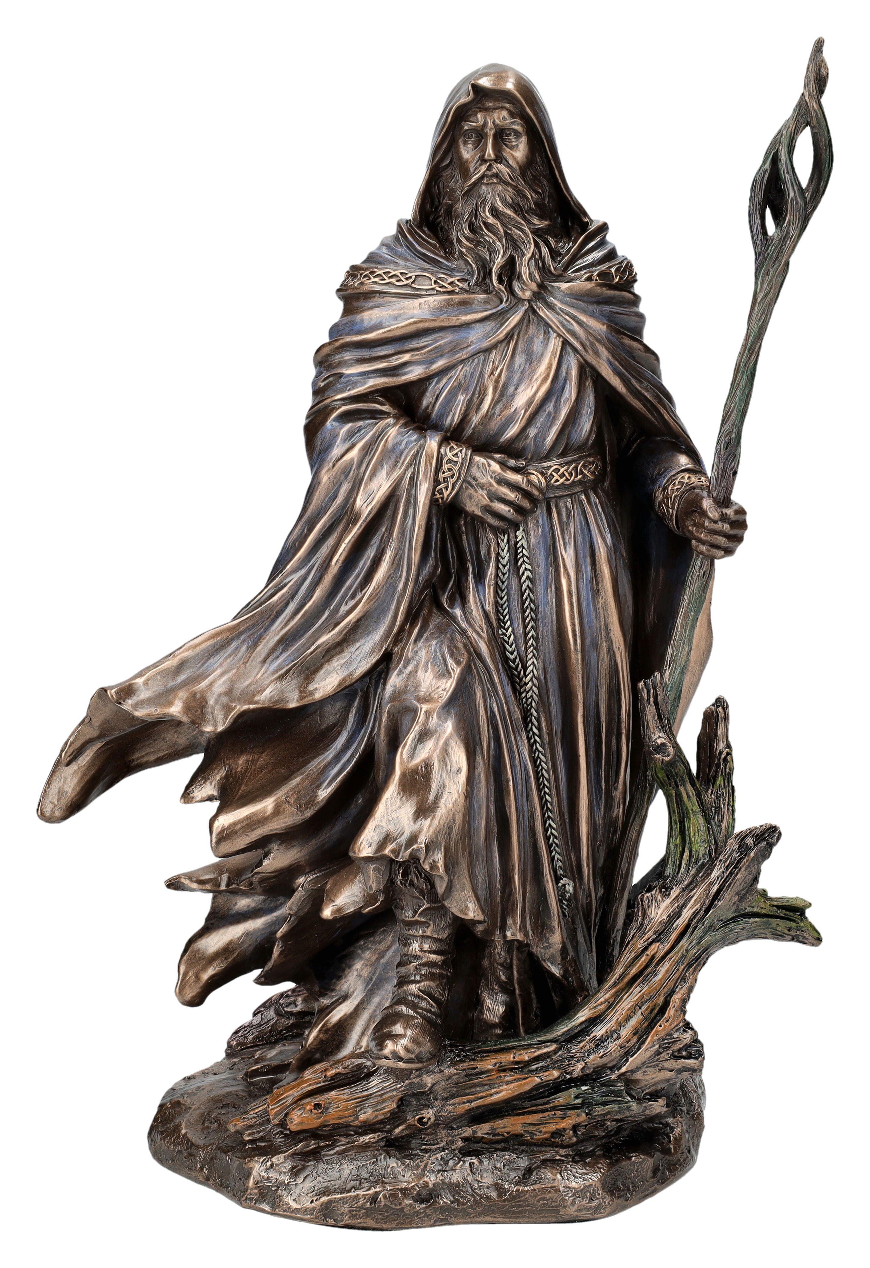 Figuren Shop GmbH Dekofigur Merlin Figur - Mächtigster Zauberer by Monte Moore - Veronese - Magier