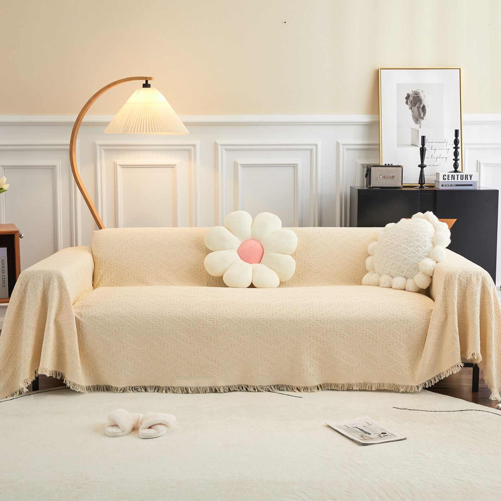 BTTO V&G Sofahusse Gestrickte Sofadecke, Sesseldecke günstig online kaufen