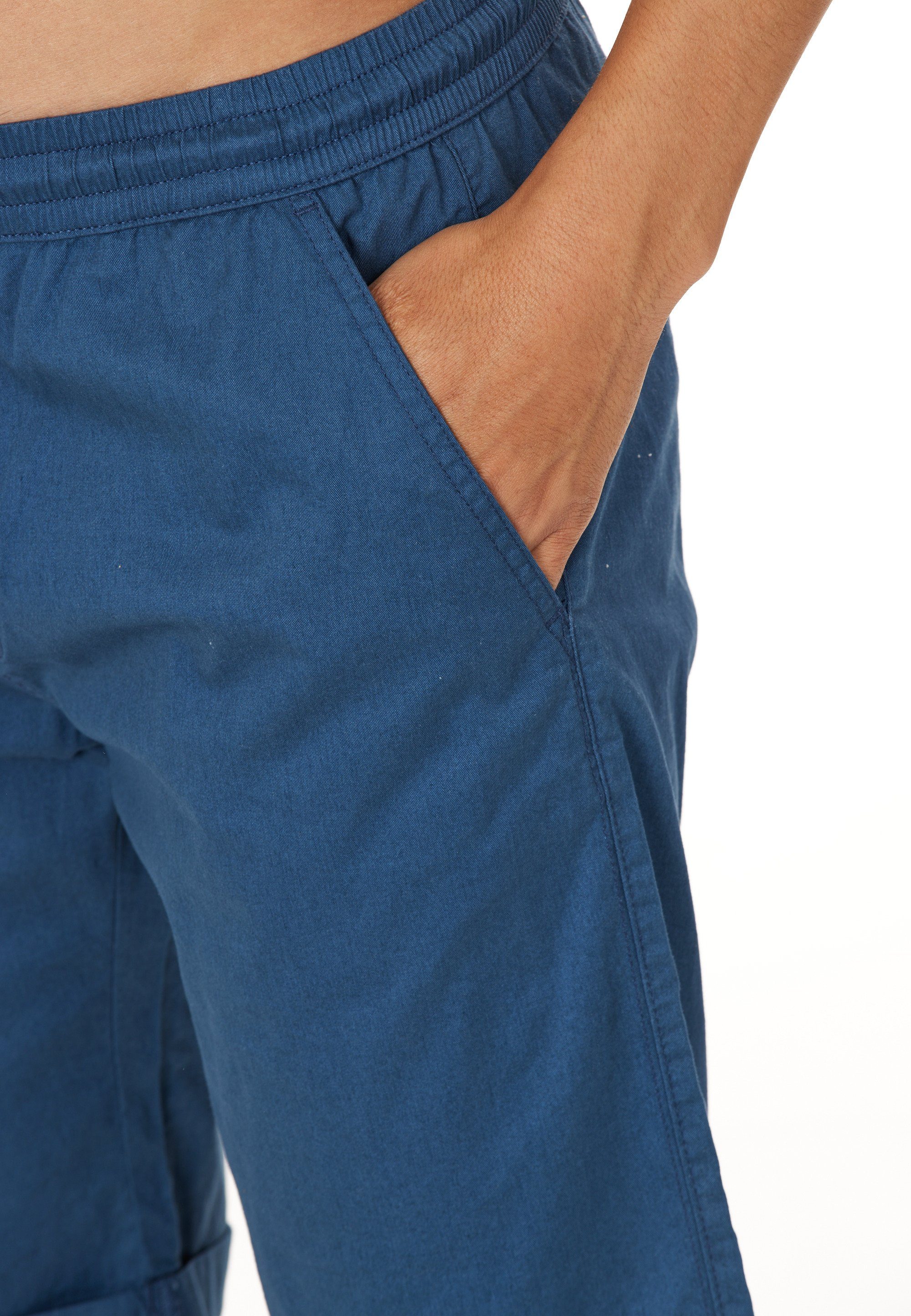 CRUZ Shorts Gilchrest blau praktischen Seitentaschen mit