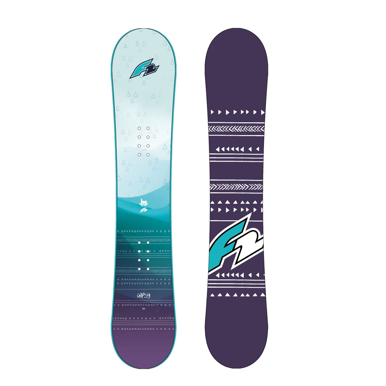 F2 Snowboard F2 Damen Snowboard Gipsy Freeride/Freestyle 151 cm Lila 2025