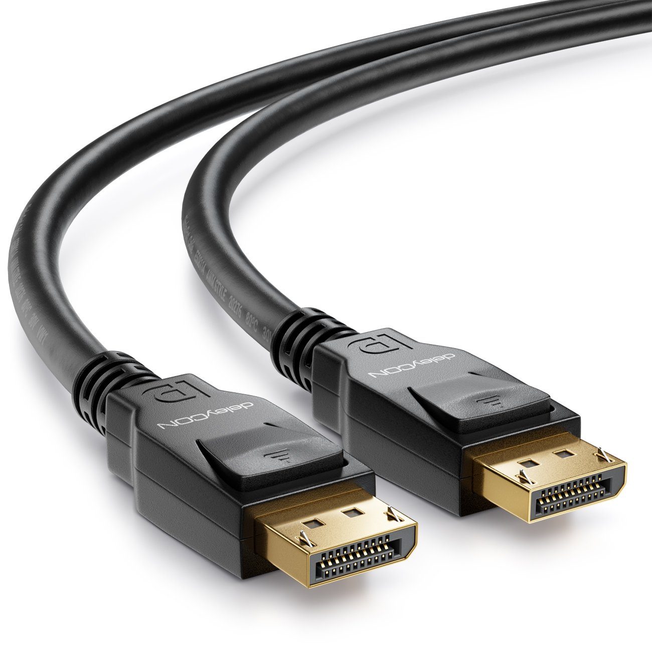 deleyCON deleyCON 1,5m DisplayPort 8K Kabel 1.4 1080P 4K 8K UHD HBR3 HDR10 DSC Video-Kabel