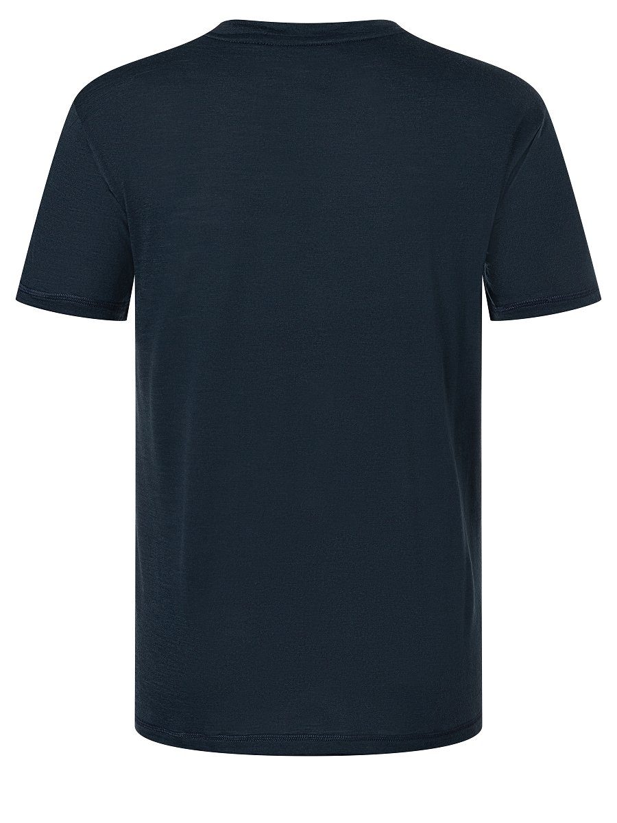 SUPER.NATURAL T-Shirt Merino T-Shirt M geruchshemmender Blueberry ESSENTIAL Merino-Materialmix SS