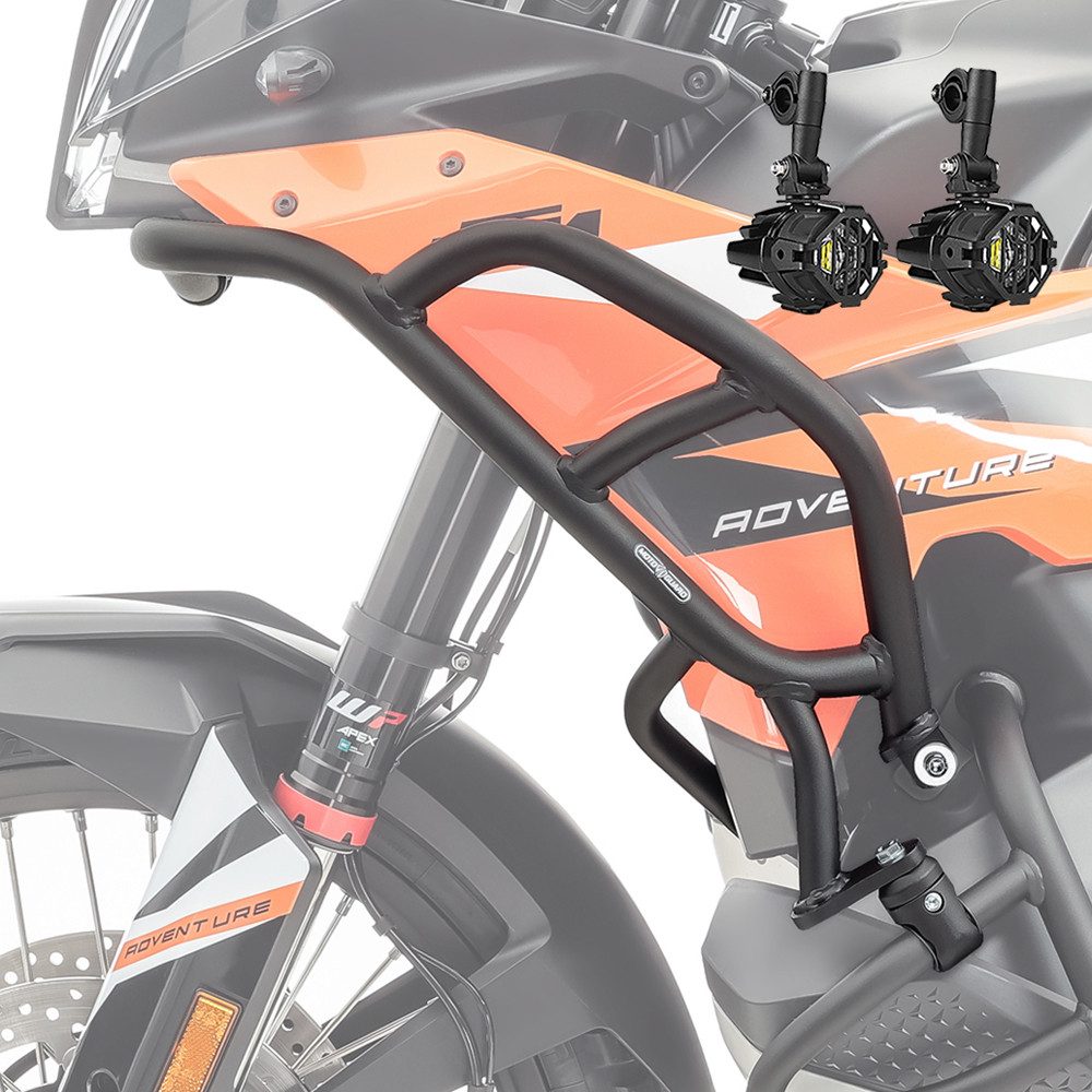 Motoguard Motor-Schutzhülle Set Sturzbügel + Scheinwerfer für KTM 790 / 890 Adventure 23-26 HG19 s