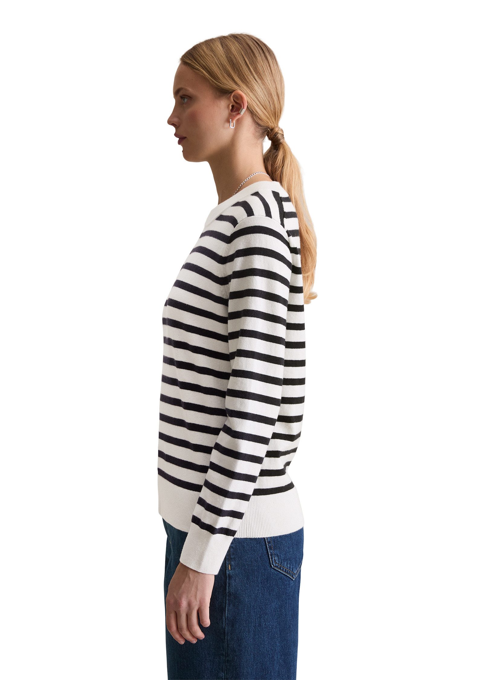Marc O'Polo DENIM Strickpullover aus Soft Cotton Stretch günstig online kaufen