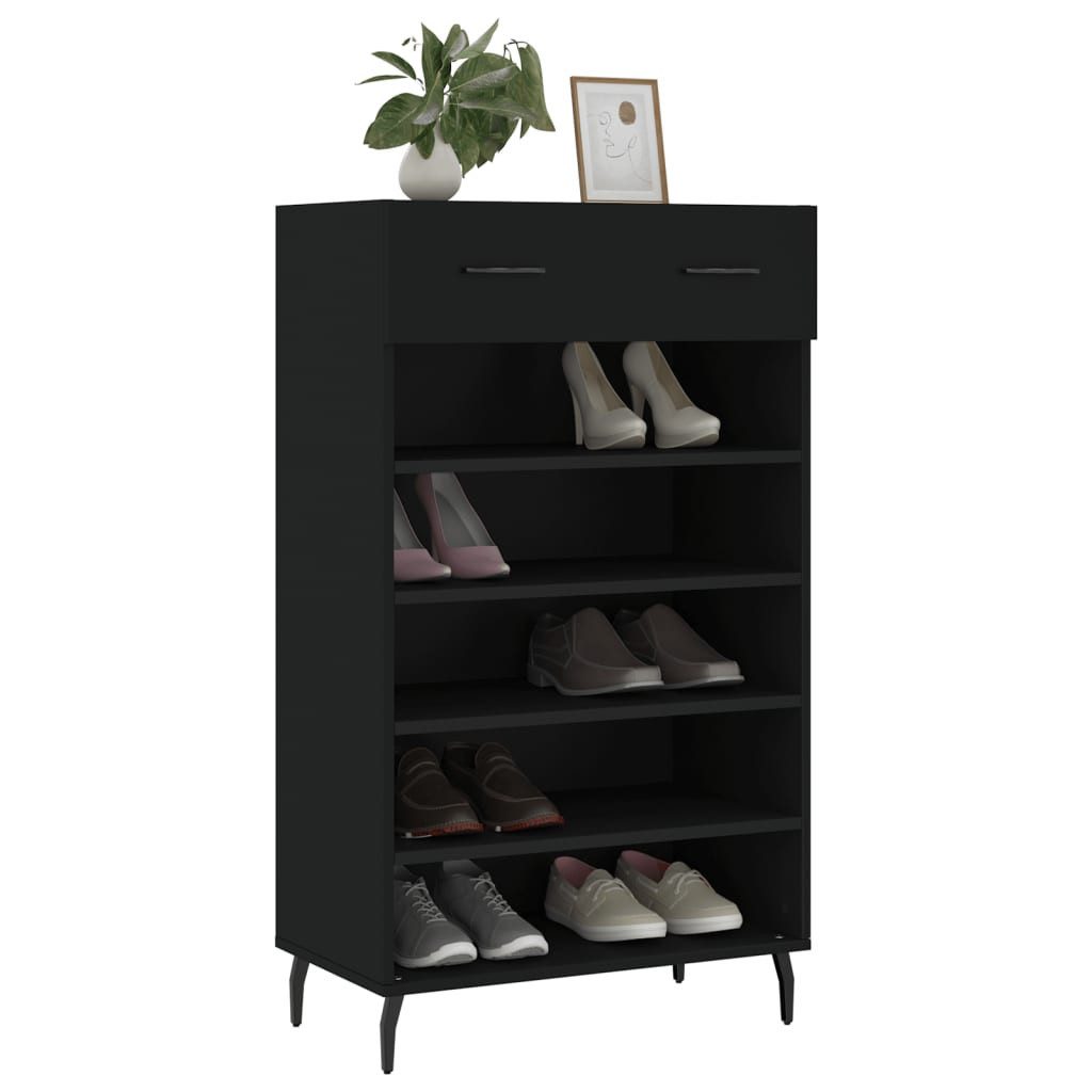 vidaXL Schuhschrank Schuhschrank Schwarz 60x35x105 cm günstig online kaufen