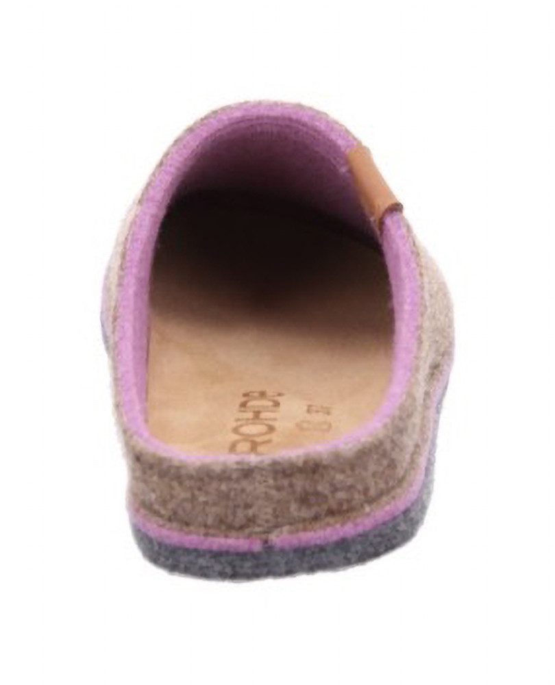Rohde Lucca-D Pantoffel Clog, Hausschuh, Homeslipper in melierter Optik