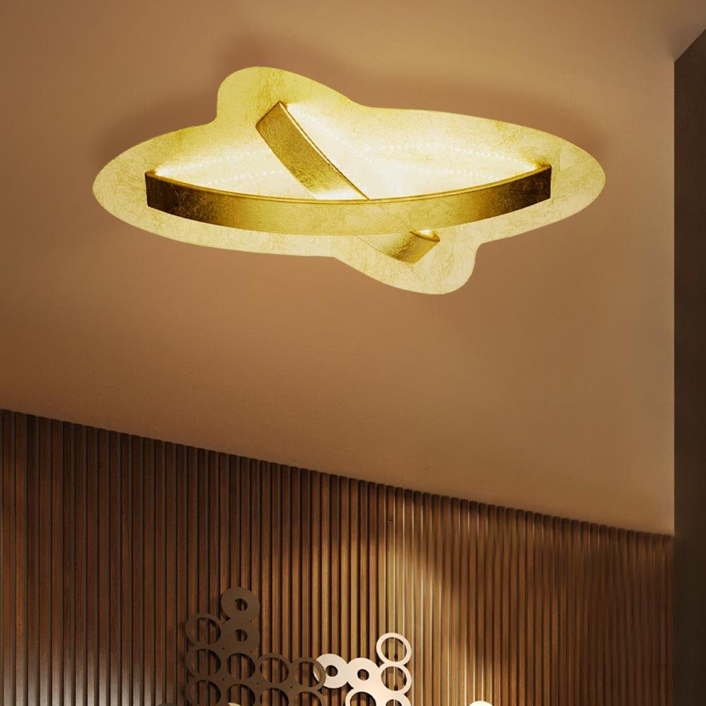 WOFI LED Deckenleuchte, verbaut, Küchenlampe Warmweiß, LED-Leuchtmittel Deckenlampe Deckenleuchte fest Wohnzimmerleuchte LED