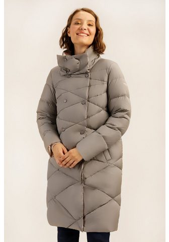 Пальто пуховое с Steppdesign