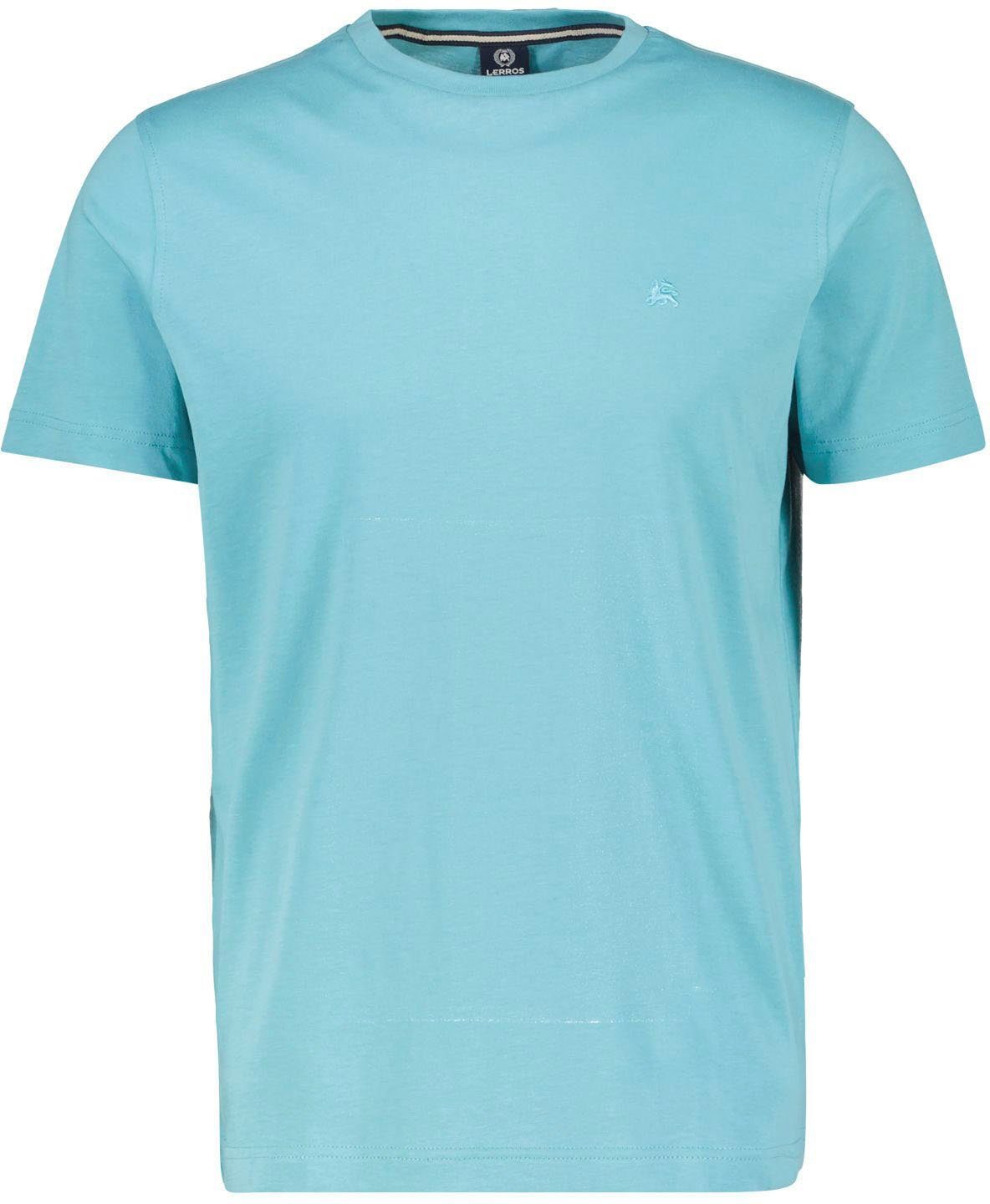 T-Shirt turquoise tonic im Basic-Look LERROS light