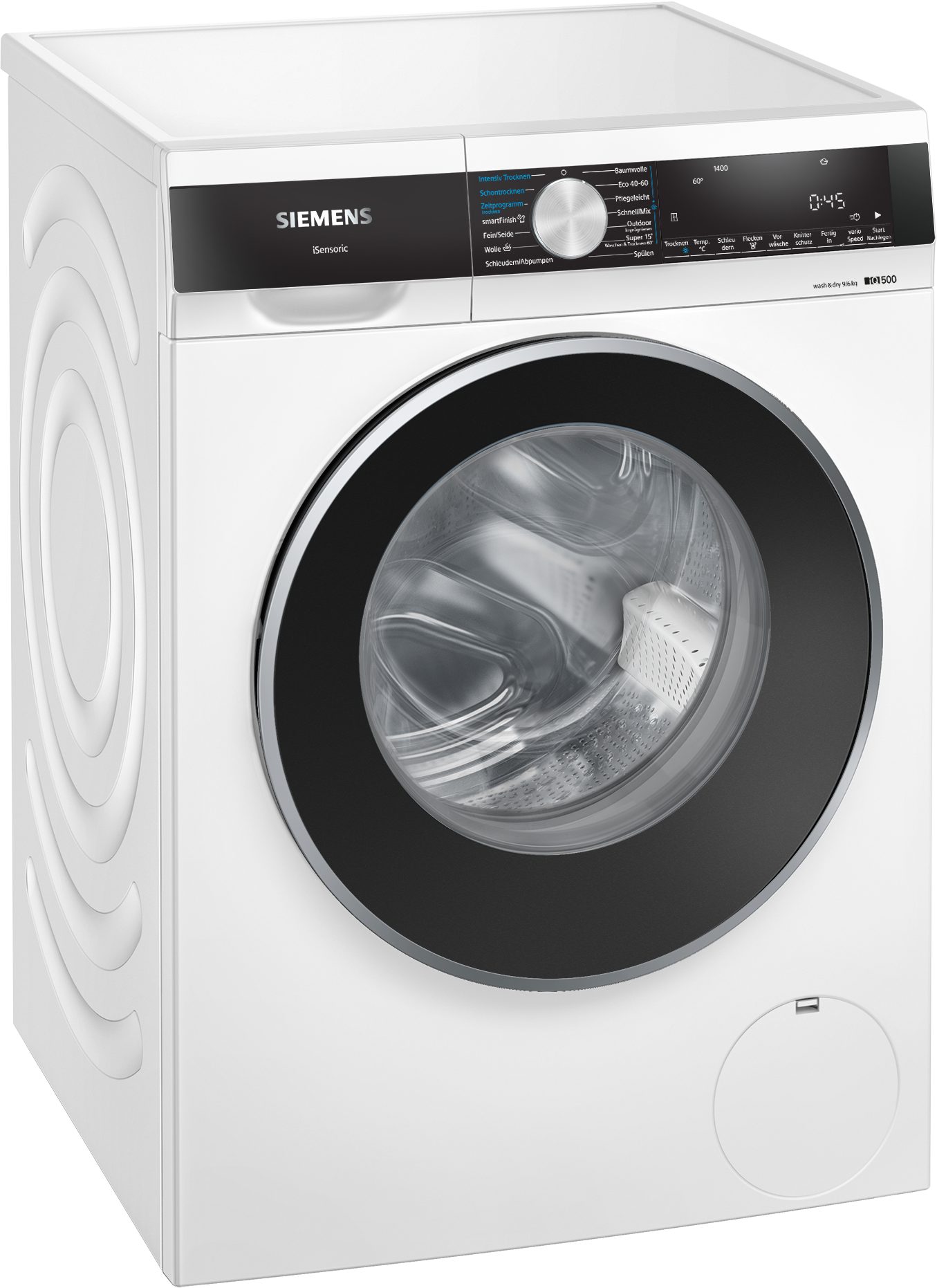 SIEMENS Waschtrockner iQ500 WN44G242, 9 kg, 6 kg, 1400 U/min