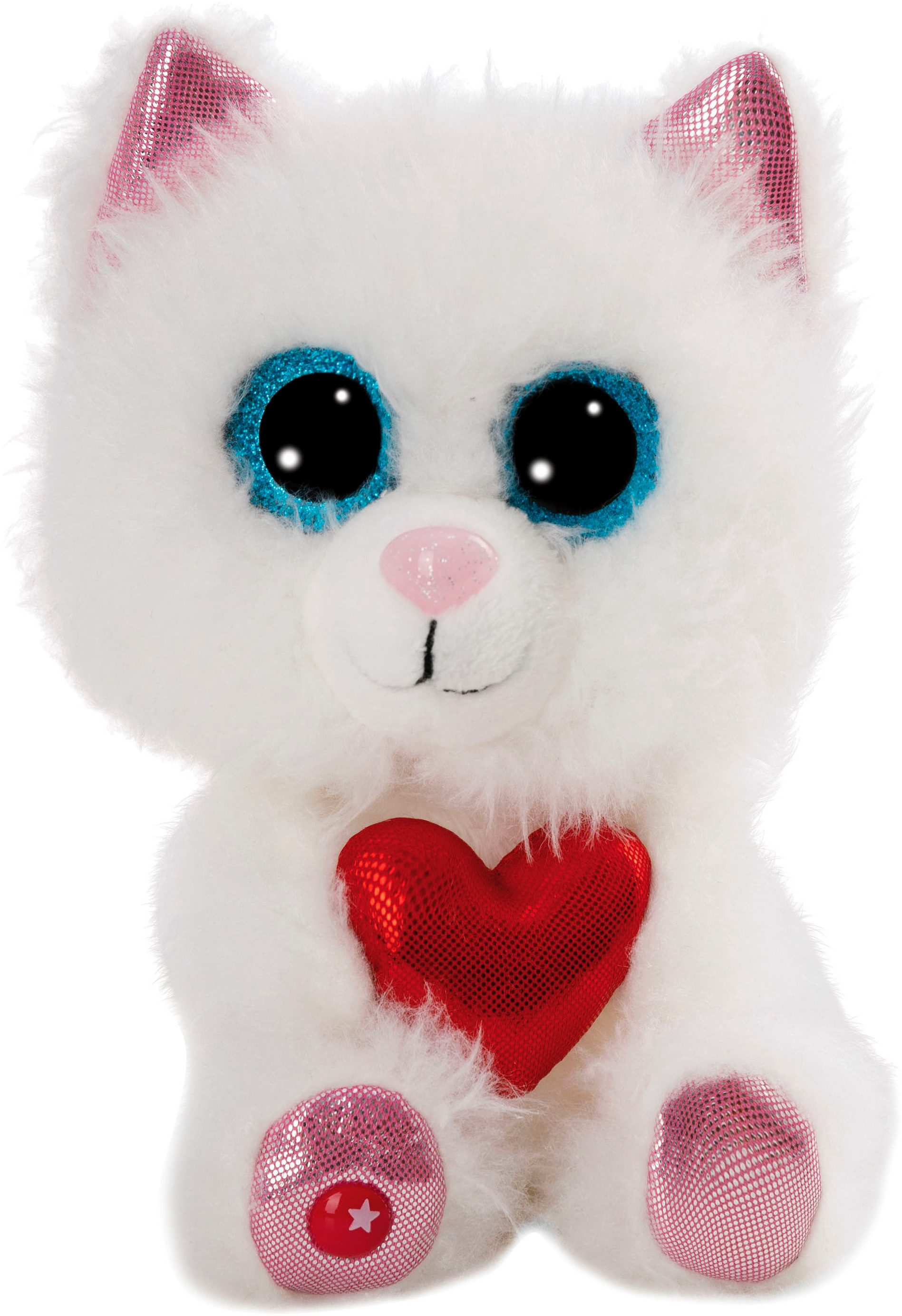 Nici Kuscheltier Glubschis, Katze Pawdi Meow, 15 cm schlenkernd