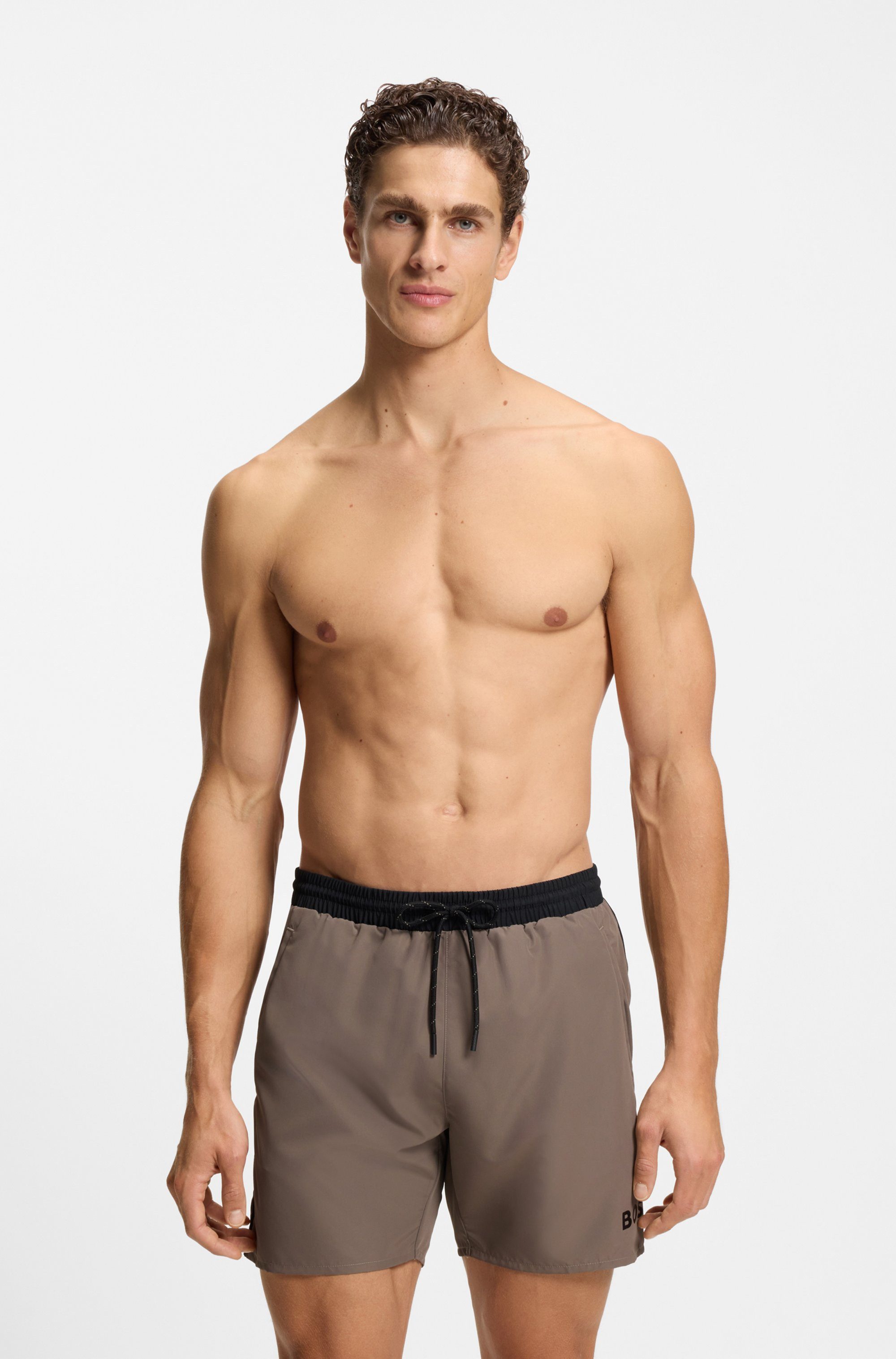 BOSS Badeshorts Starfish mit Kontraststreifen