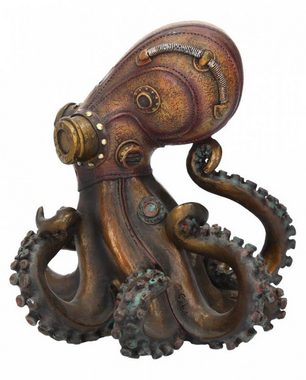 Horror-Shop Dekofigur Octopus Steampunk Figur 15cm