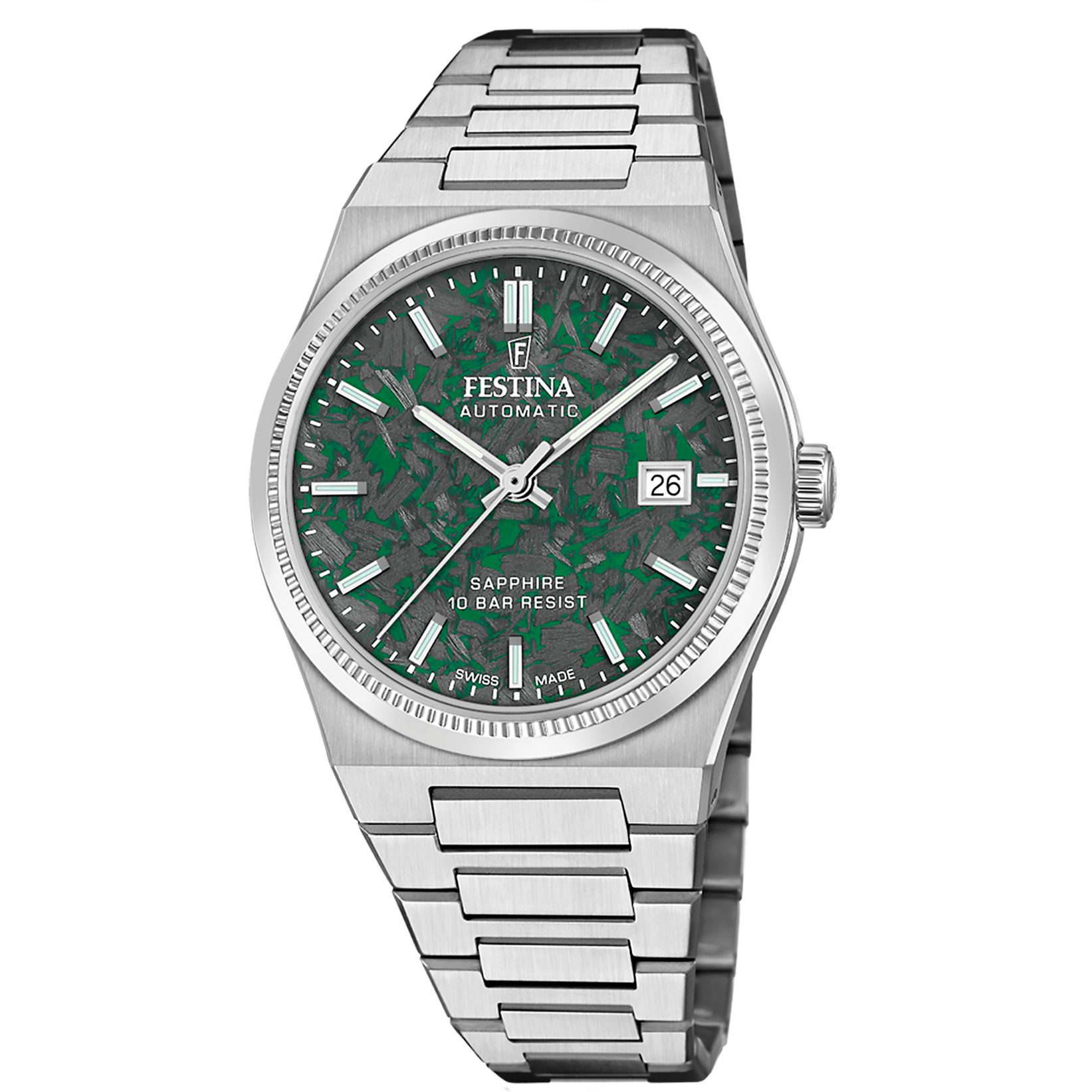 Festina Automatikuhr Automatic F20028_B, Armbanduhr, Damenuhr, Herrenuhr, Swiss Made, Mechanische Uhr
