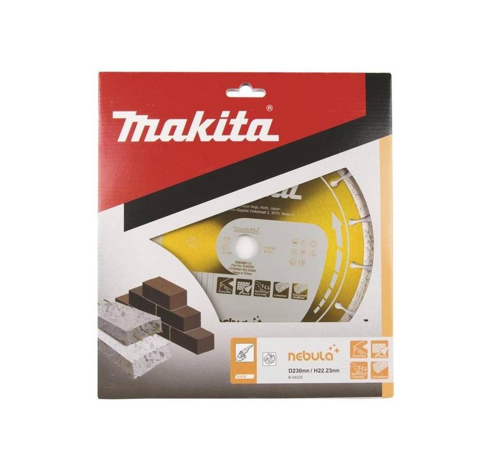 Thumbnail - Makita Diamanttrennscheibe Diamanttrennscheibe 230x22.23 NEBULA