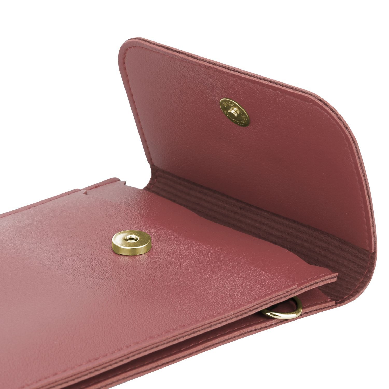 Cadorabo Handytasche für iPhone 13 (1-tlg), Hülle Handytasche zum Umhängen Damen Handtasche Handyfach PU Leder – Bild 2 von 5